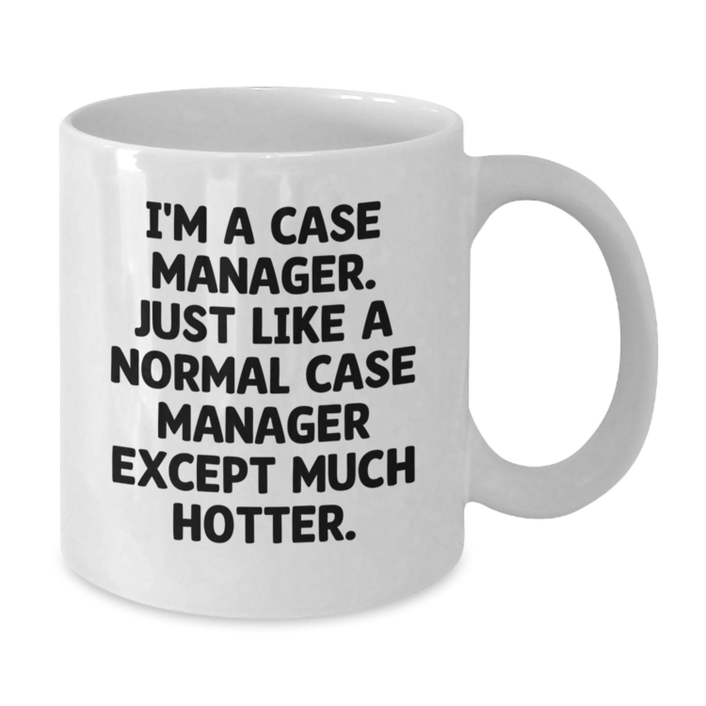 Birthday Gift Case Manager White Coffee Mug for Her Present - Additional