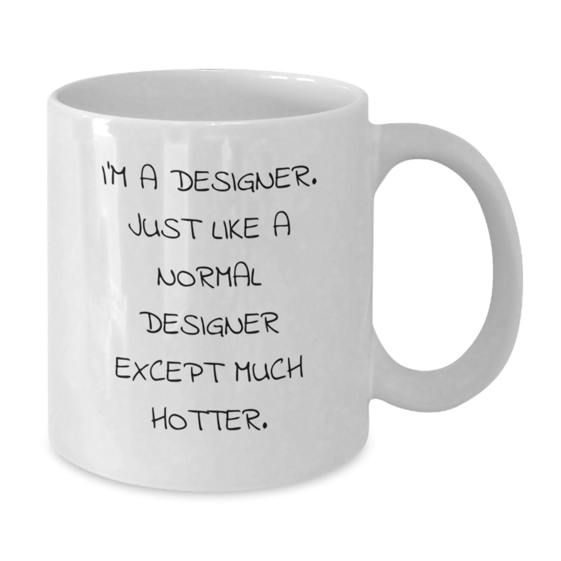 Unique Gifts from Men to Women, Funny White Coffee Mug for Designer Enthusiasts, Mother's Day Unique Gifts for Him or Her - I'm A Designer Mug - Additional
