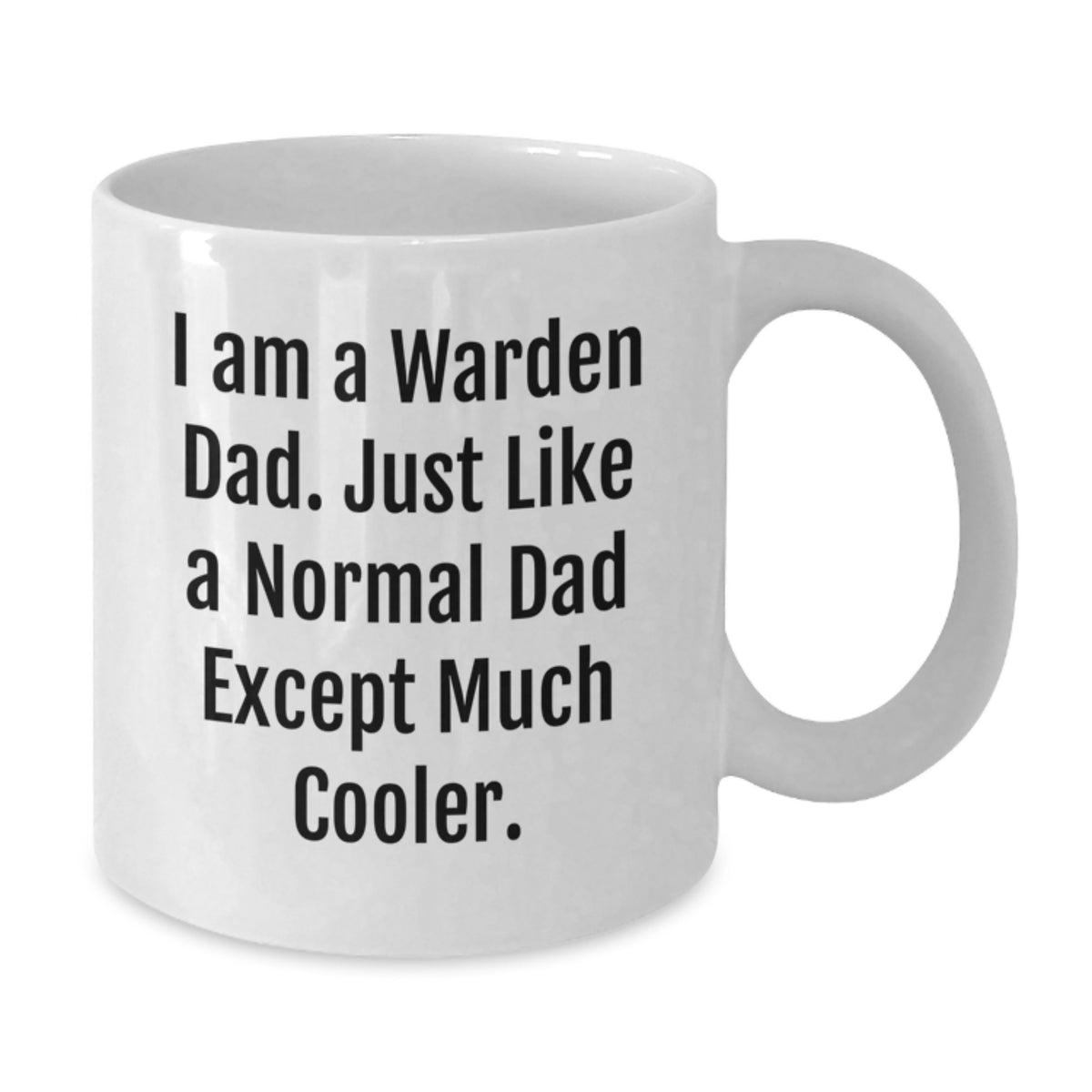 Funny Warden Dad Gifts from Men to Warden on Birthday Unique - Additional