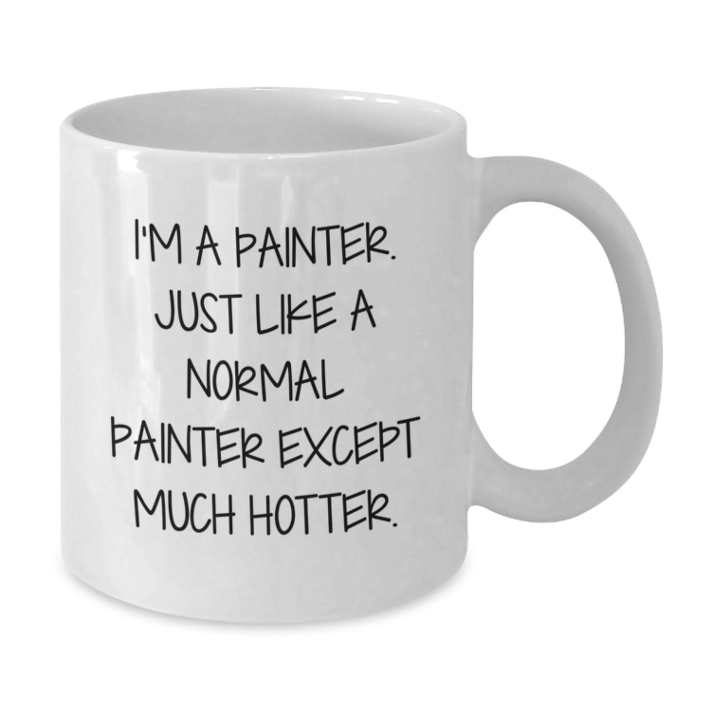 Cool Painter Birthday Gift Essential White Mug for Neighbors - Additional