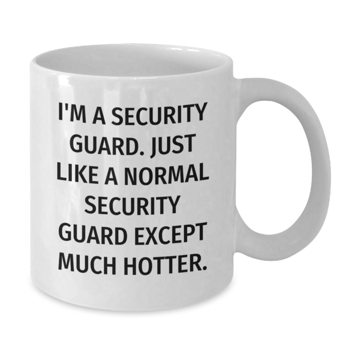 Security Guard White Mug Idea for Coworkers Office Birthday Gift - Additional