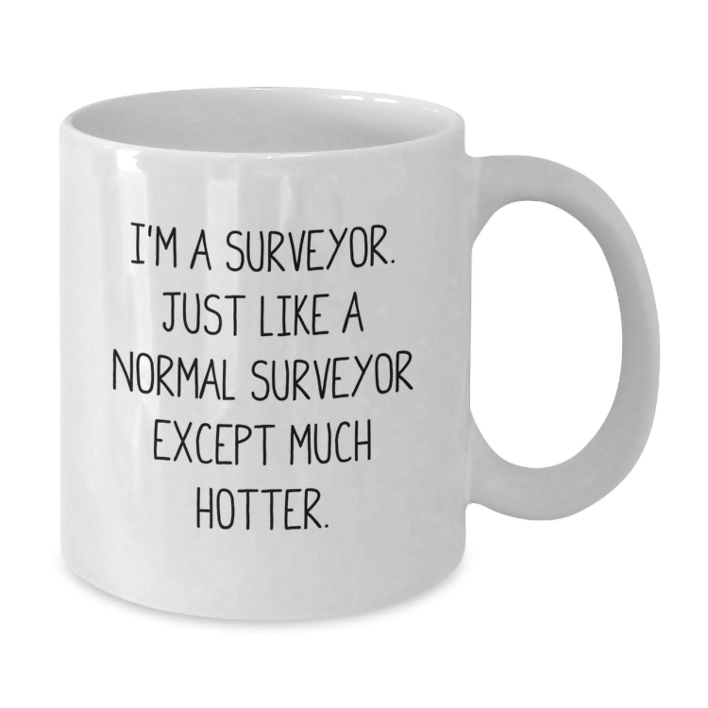 Surveyor Keepsake White Coffee Mug Birthday Gift for Him - Additional