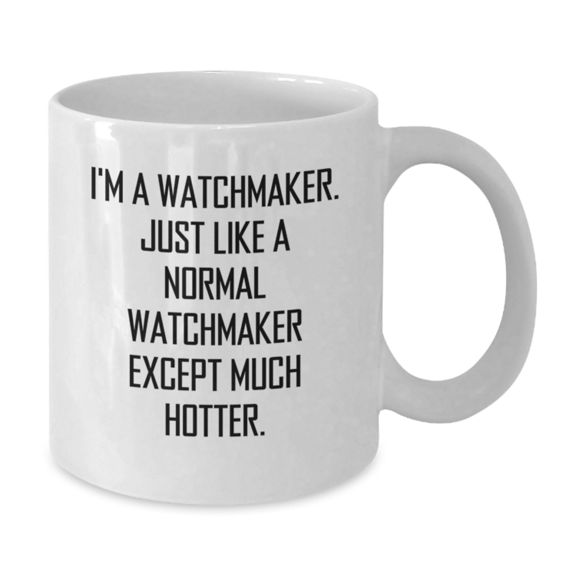 Funny Watchmaker Gifts from Dad, White Coffee Mug for Watchmaker Enthusiasts, Ideal Father's Day Unique Gifts for Men - Additional