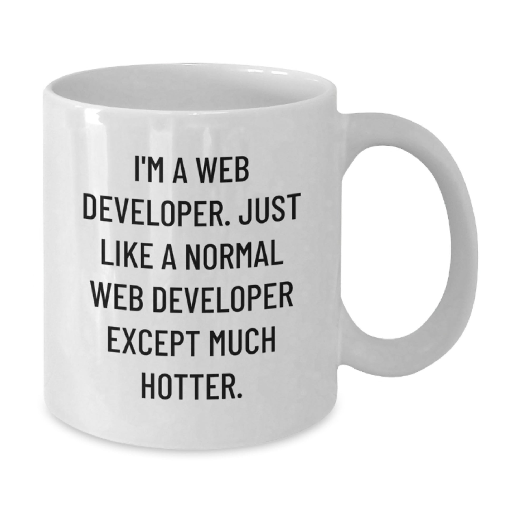 Hot Web Developer Coffee Mug, Funny Quote, Unique Gifts for Men, Father's Day Unique Gifts from Family - Additional