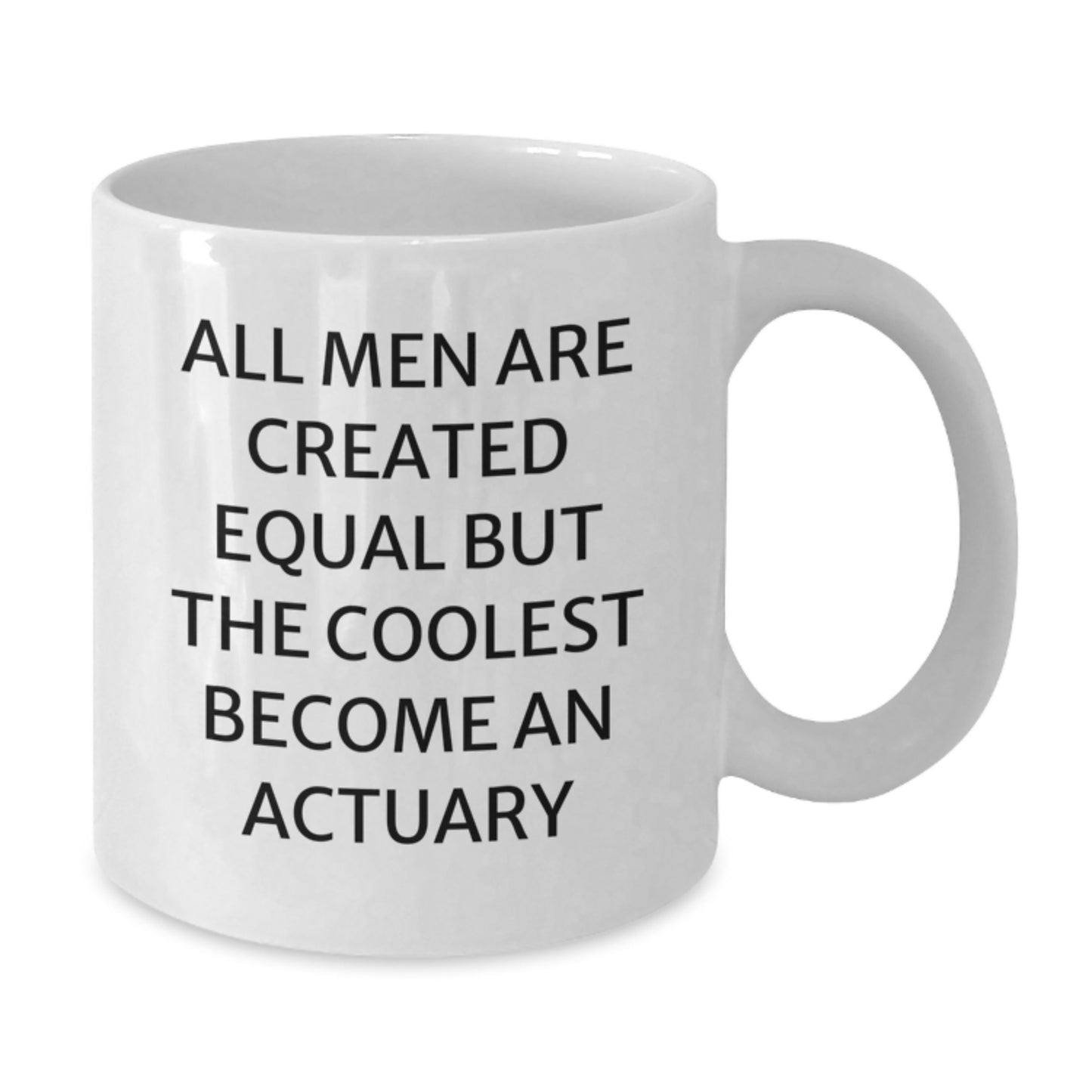 Witty Humorous Actuary Novelty White Mug Birthday Gift for Friends - Additional