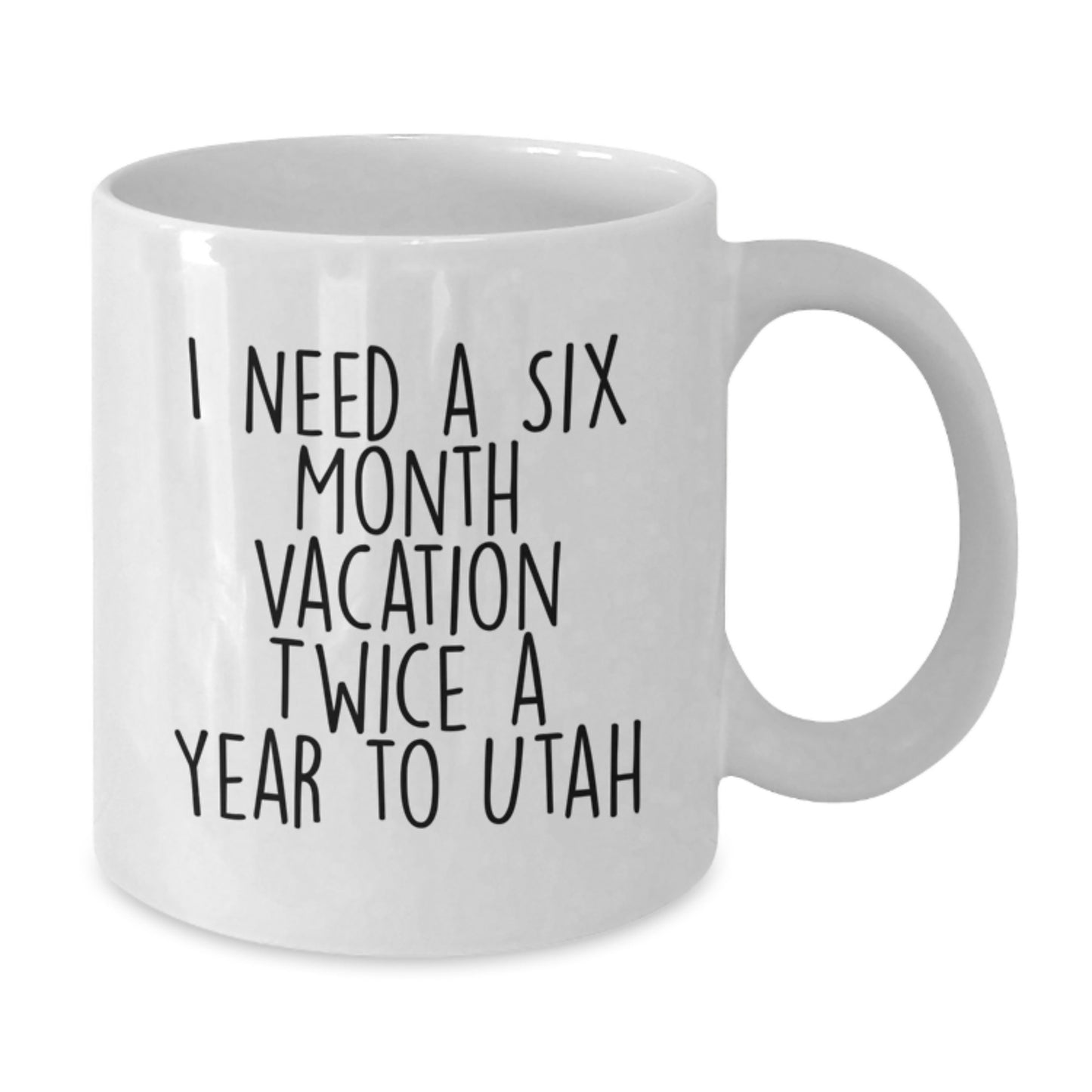 Funny Utah Gifts, White Coffee Mug, Birthday Unique Gifts from Friends to Men for Utah - Additional