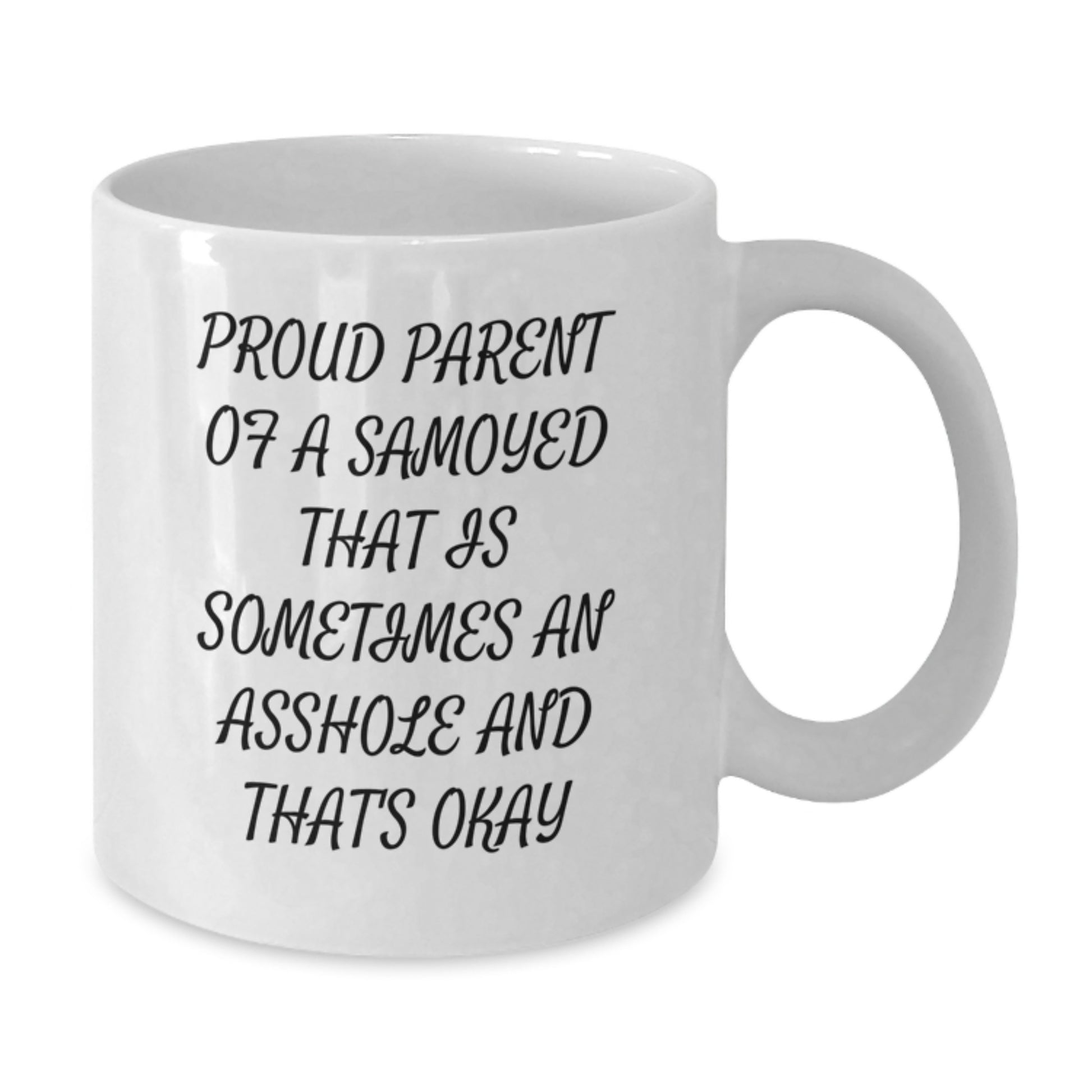 Funny Samoyed Dog White Coffee Mugs for Dad on Father's Day Unique Gifts from Family - Additional