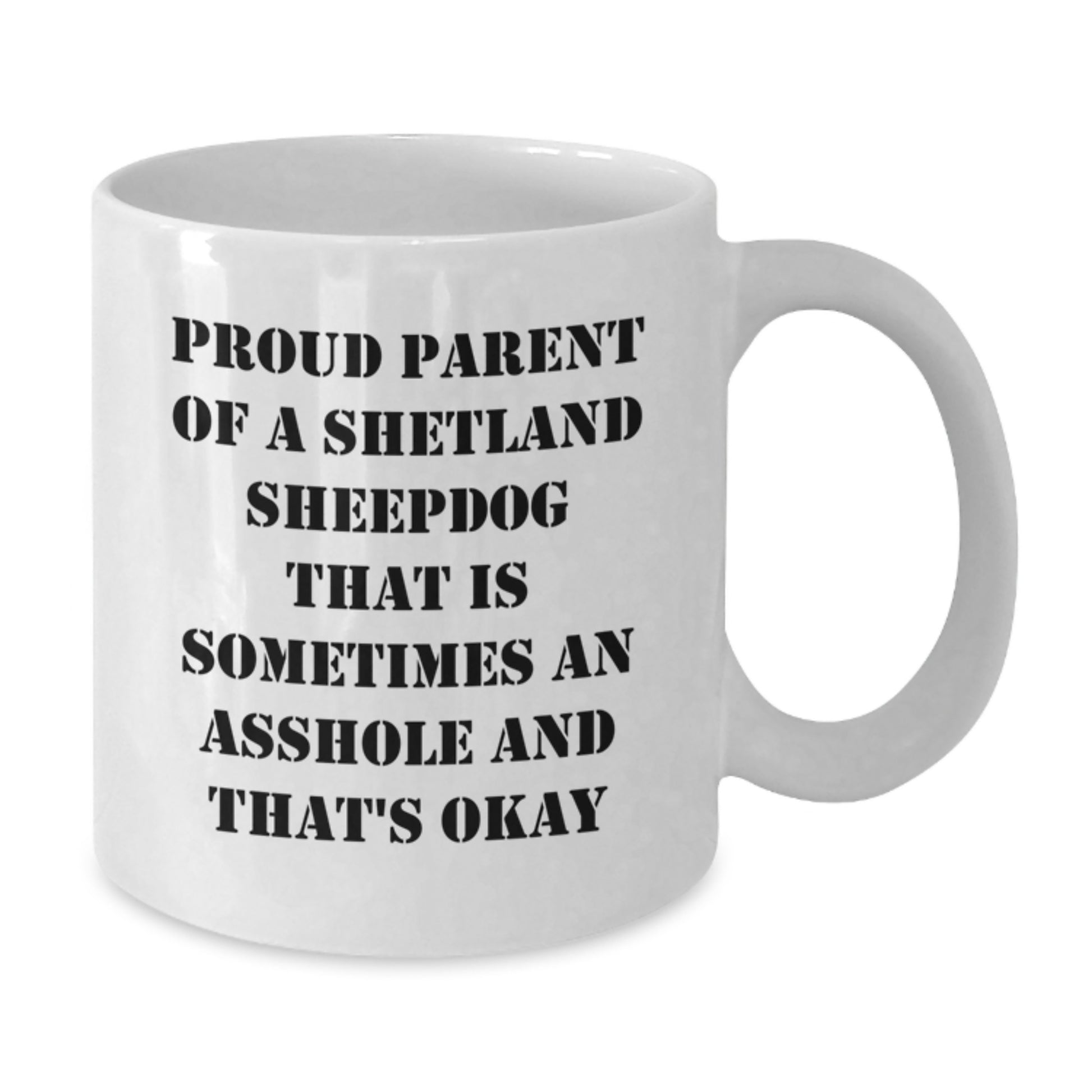 Funny Shetland Sheepdog Dad Gifts for Men, Funny White Coffee Mug for Shetland Sheepdog Lovers, Unique Father's Day Unique Gifts from Men to Family - Additional