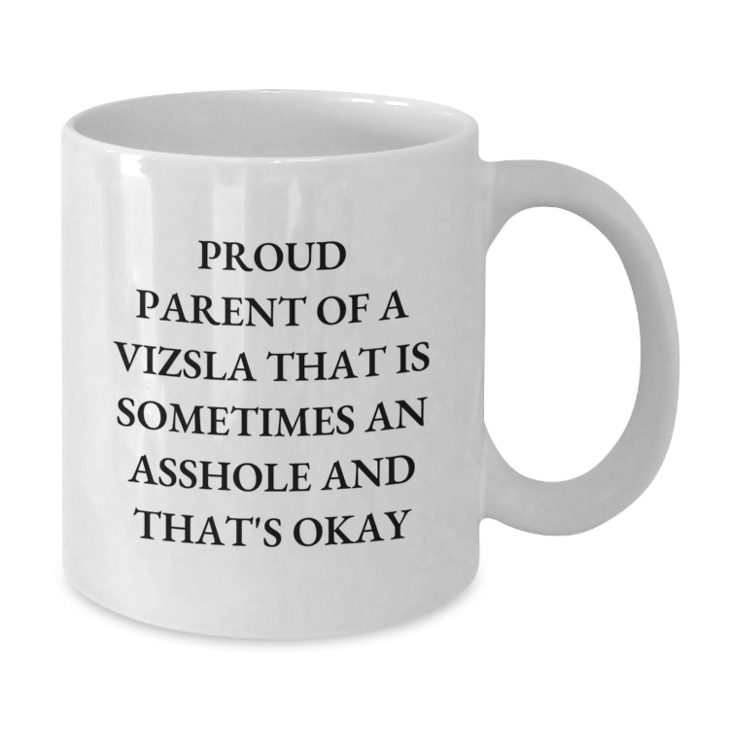 Funny Vizsla Dog Gifts for Proud Parents, Graduation Unique White Coffee Mugs from Men, Gifts for Vizsla Dog Lovers - Additional