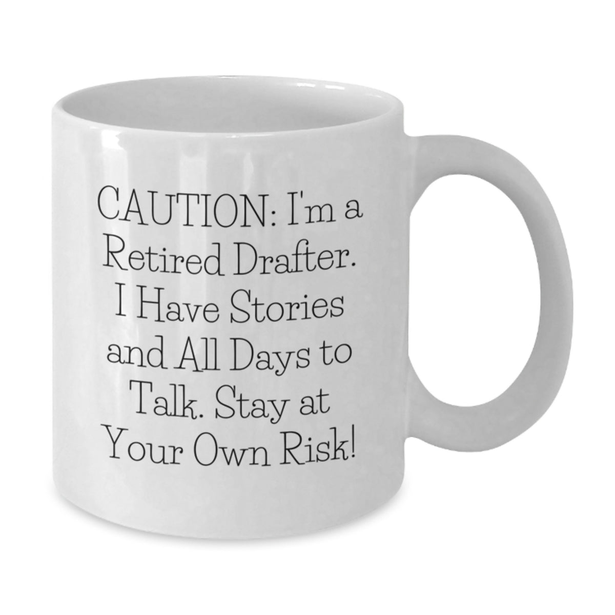 Funny Drafter Gifts from Friends to Family - White Coffee Mug for Birthday - Additional