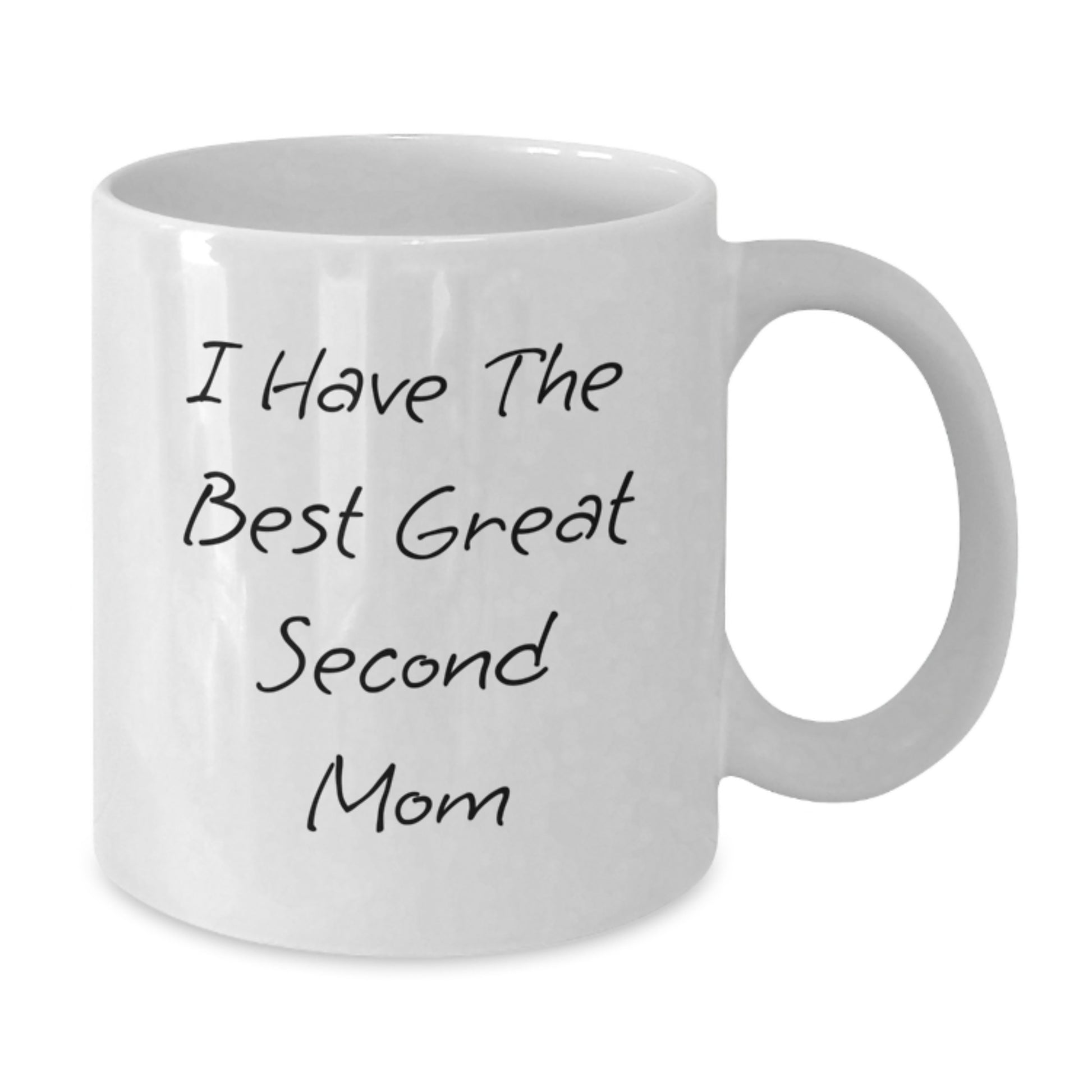 Novelty Second Mom Mug for Grandma – Birthday Gift – 11oz White Ceramic - Additional
