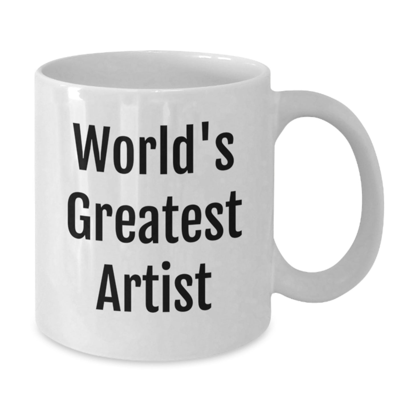 World's Greatest Artist Funny Quote White Coffee Mug Gifts from Friends, Unique Graduation Gifts for Artist Men, Women, Coworkers, Family - Additional