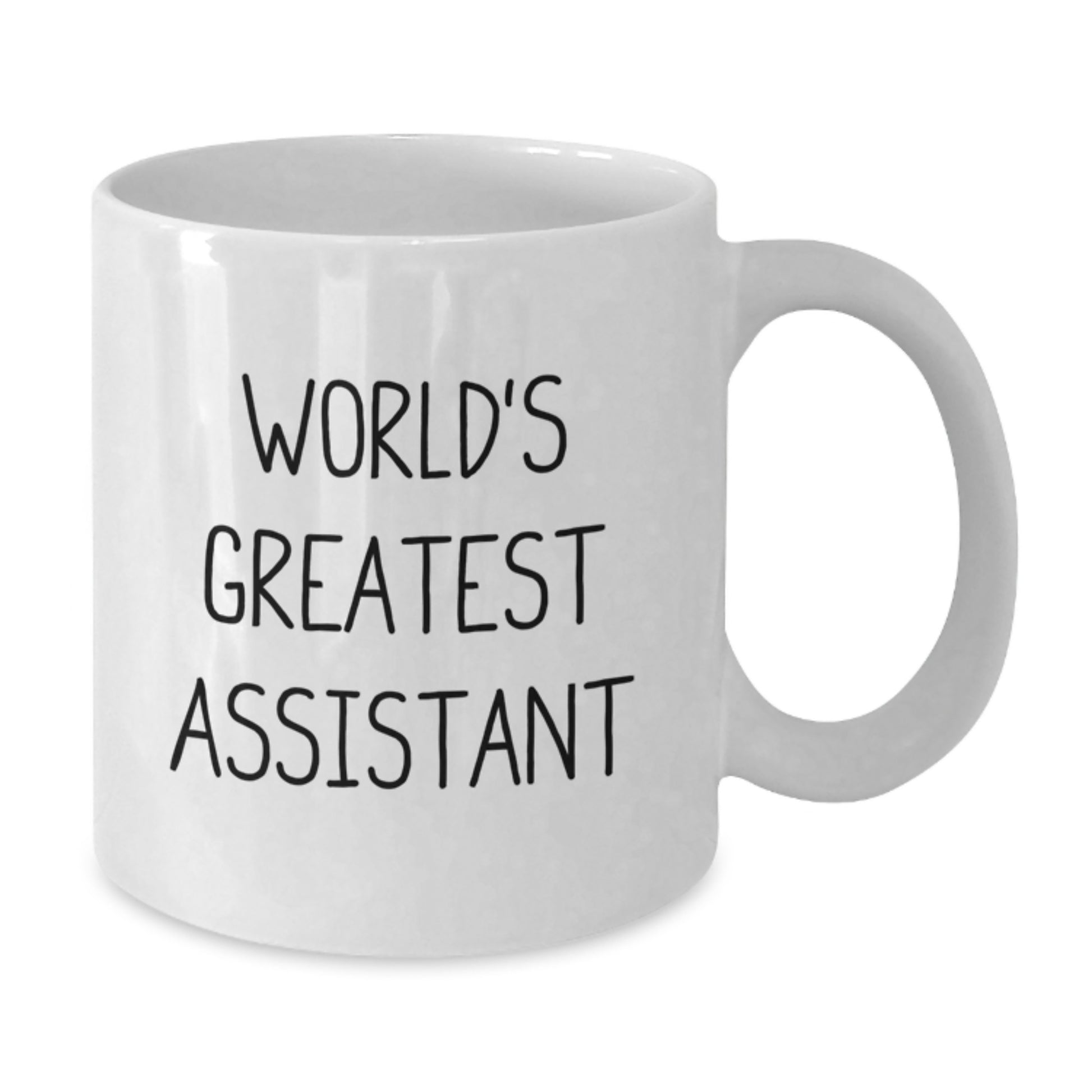 Funny World's Greatest Assistant Gifts from Friends for Assistant Graduation Unique White Coffee Mug - Additional