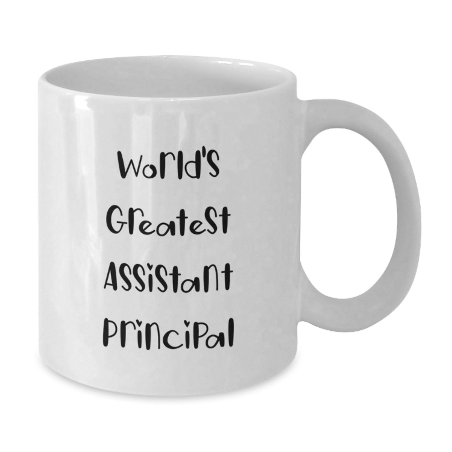 Funny World's Greatest Assistant Principal Graduation Unique Gifts for Assistant Principal White Coffee Mug - Additional