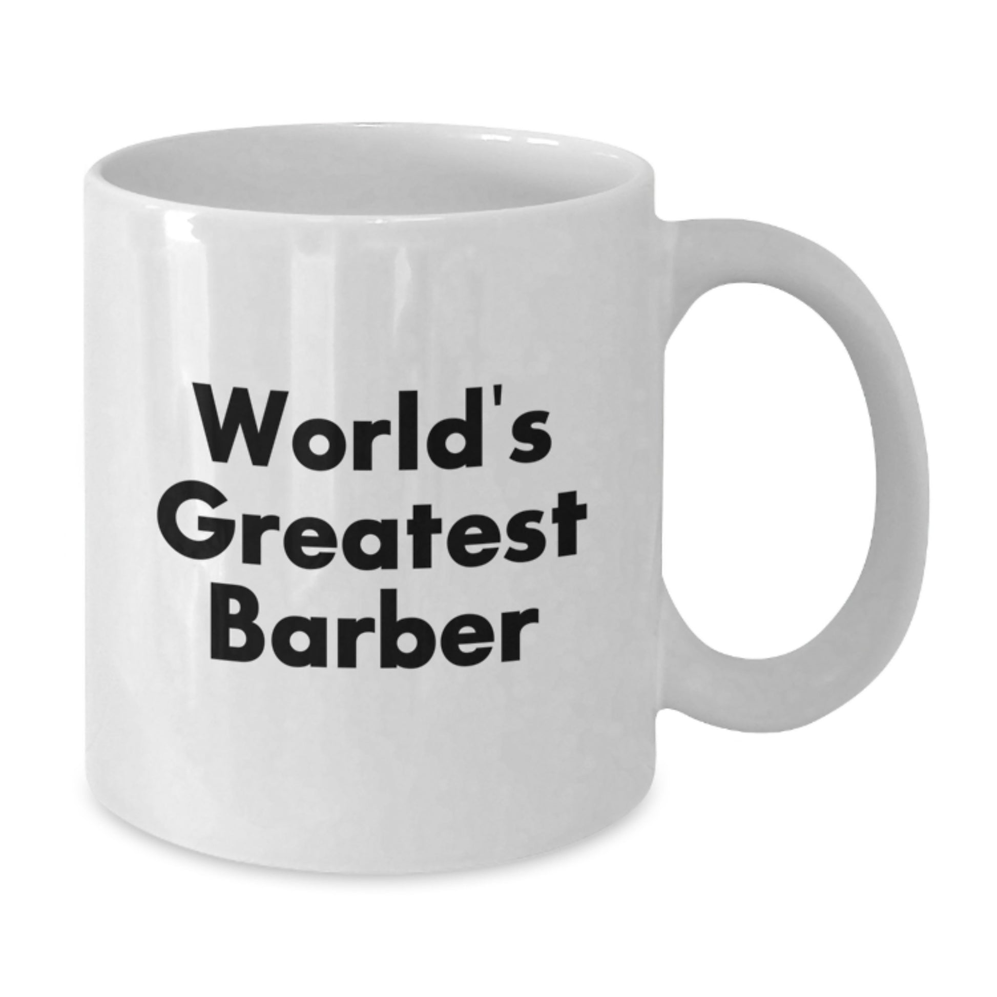 Funny Gifts from Men - World's Greatest Barber White Coffee Mug for Dad on Father's Day, Unique Barber Shop Gift Ideas, White Ceramic Mug for Coffee Lover - Additional