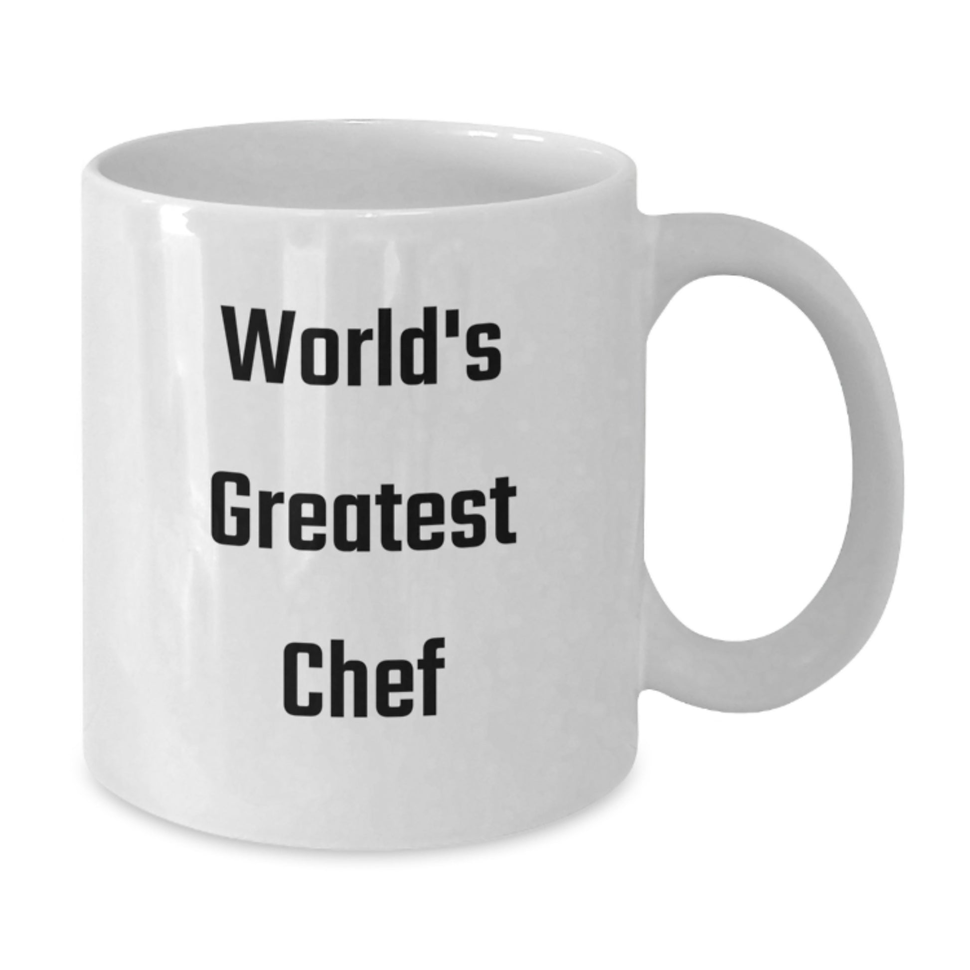 Funny Quote White Coffee Mug Gifts from Men to the World's Greatest Chef on Mother's Day Unique Gifts - Additional
