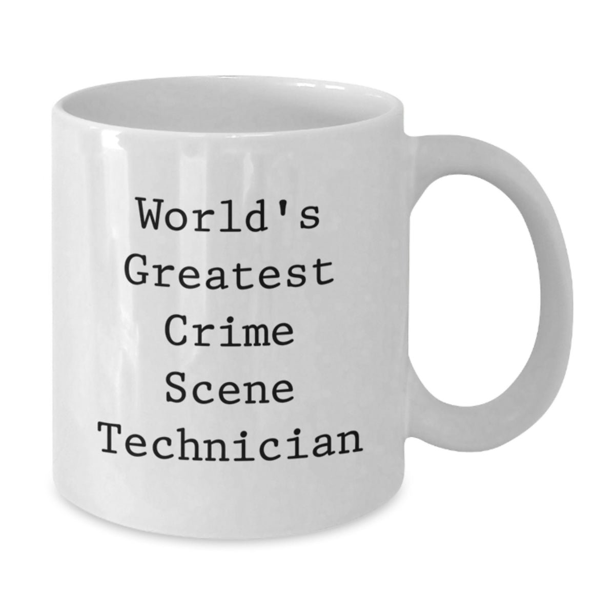 Crime Scene Technician Gift for Him - World's Greatest Keepsake Mug - Additional