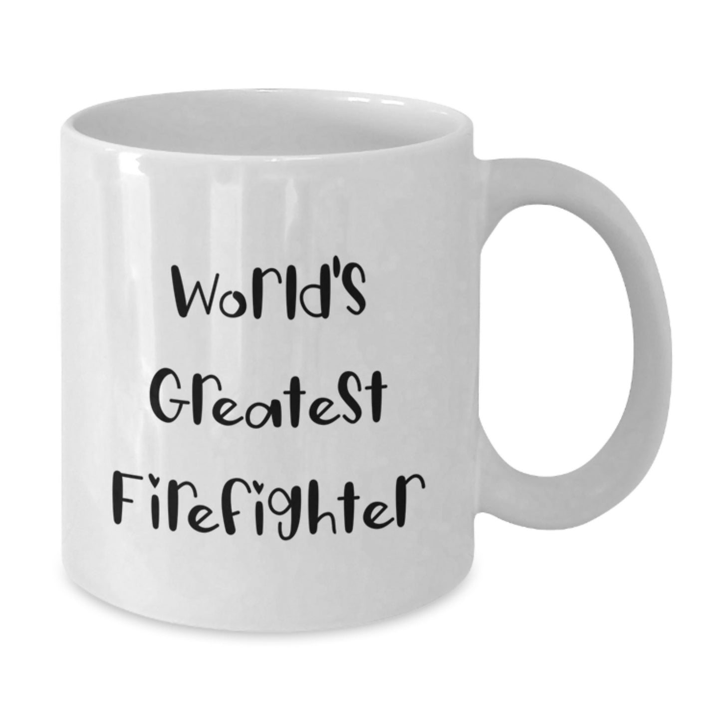 Firefighter Keepsake White Coffee Mug for Him Birthday Gift 11oz Ceramic - Additional