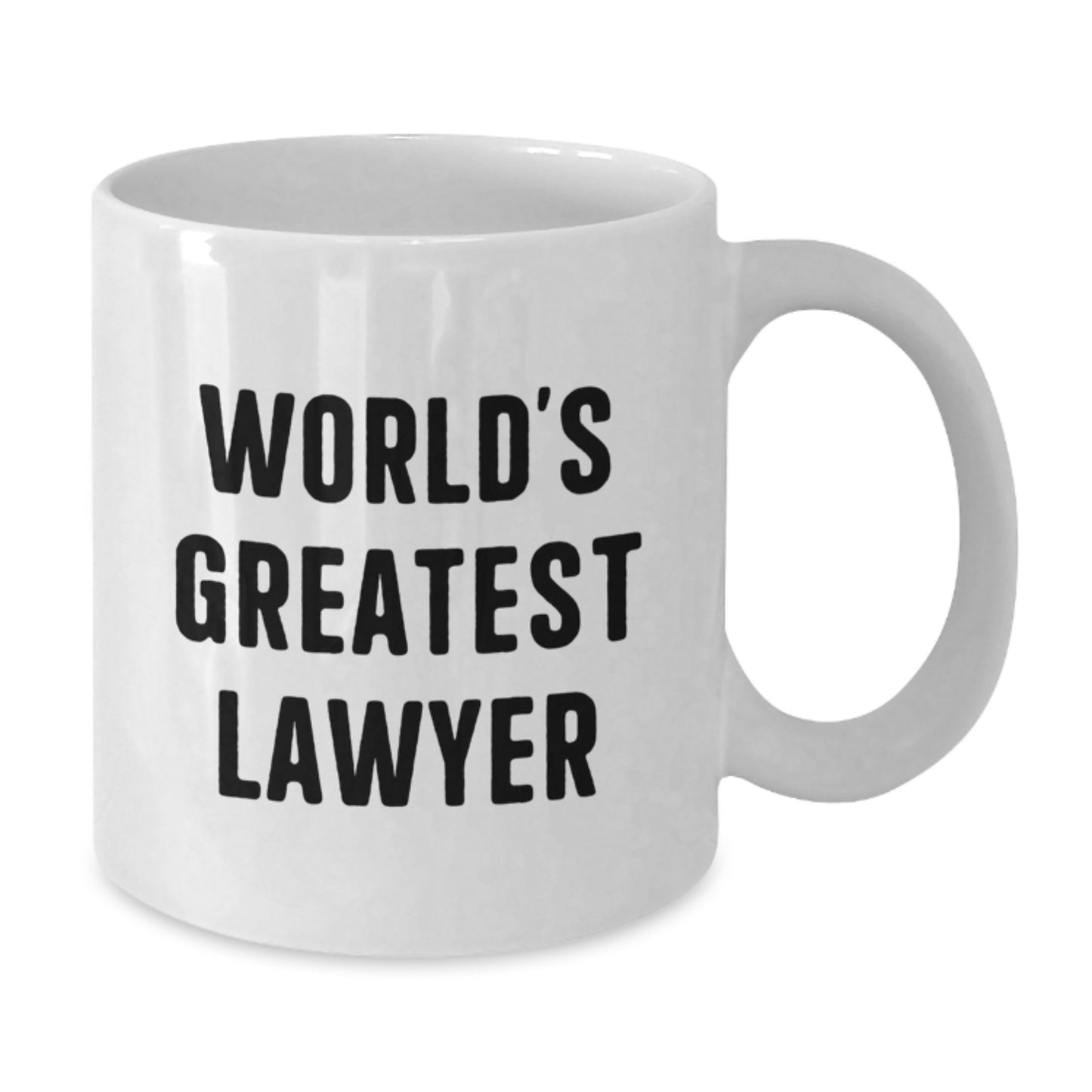 Birthday Gift for Her Lawyer White Coffee Mug – World's Greatest Lawyer - Additional