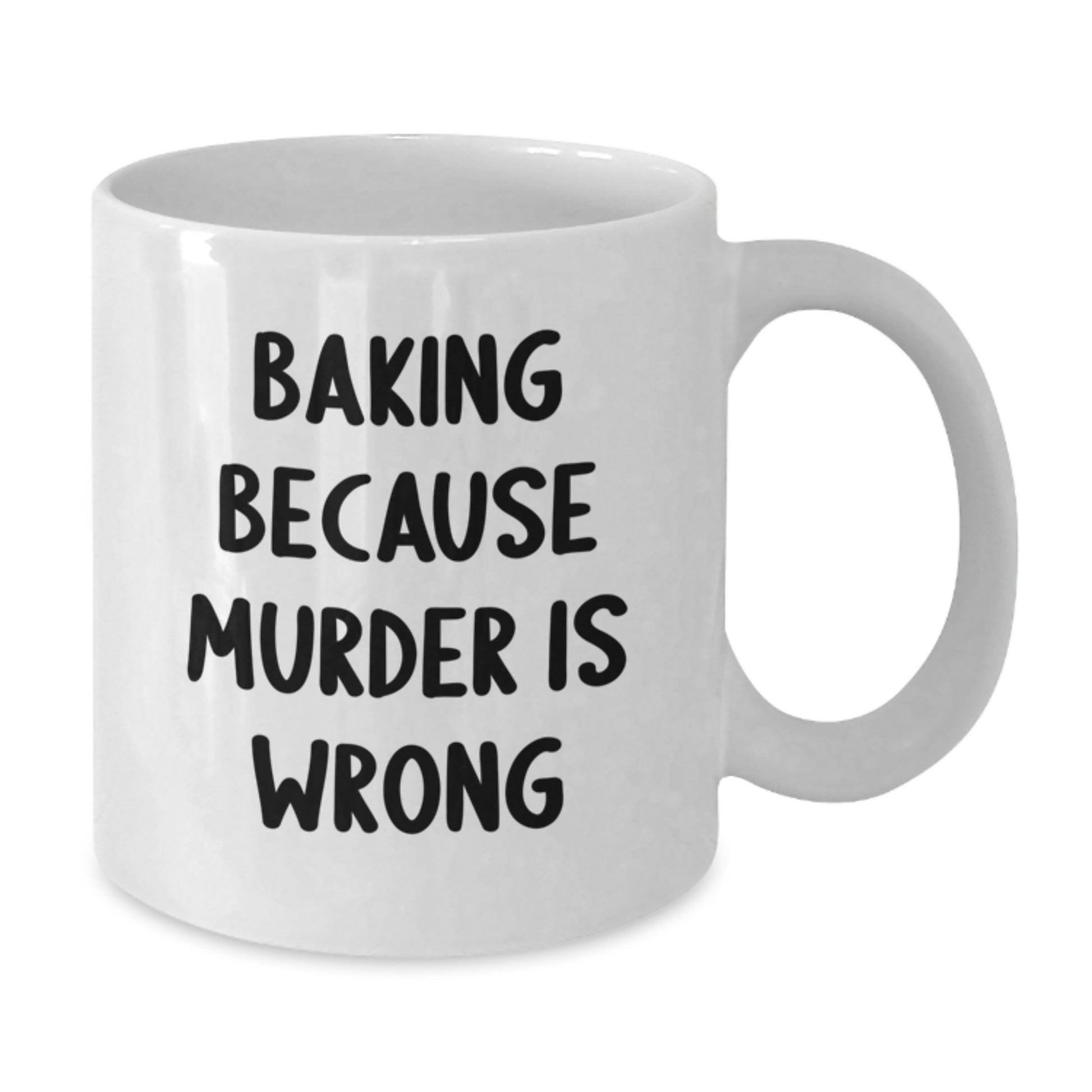 Baking Enthusiast Gifts from Friends - Funny White Coffee Mug - Graduation Unique Baking Mug for Women Men Friends - Additional
