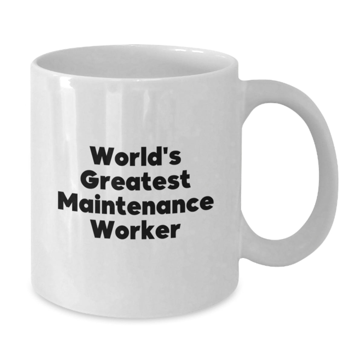 Keepsake Coffee Mug Gift for Him - World's Greatest Maintenance Worker - Additional
