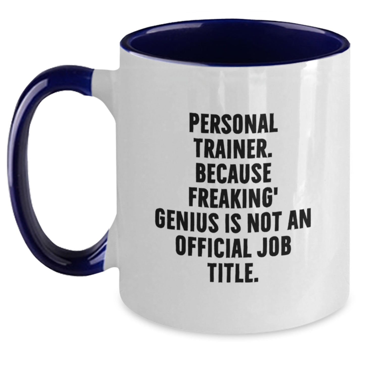 Personal Trainer Keepsake Two Tone Coffee Mug for Him Birthday Gift - Main