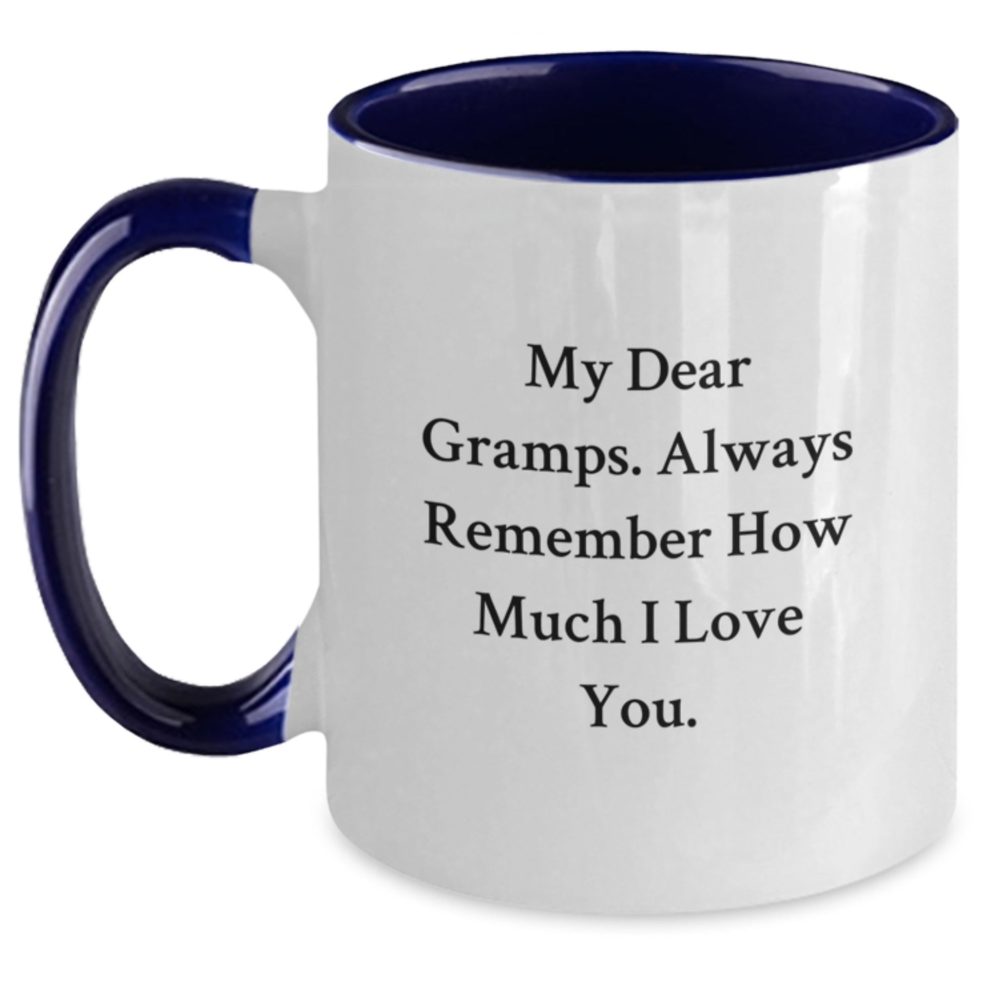 Gramps Keepsake Two Tone Coffee Mug Birthday Gift for Him Ceramic - Main