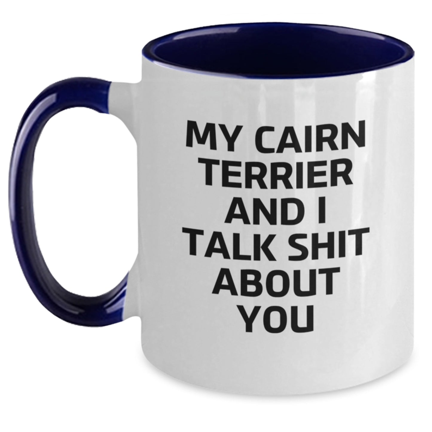Birthday Gift Present Cairn Terrier Two Tone Coffee Mug for Her - Main