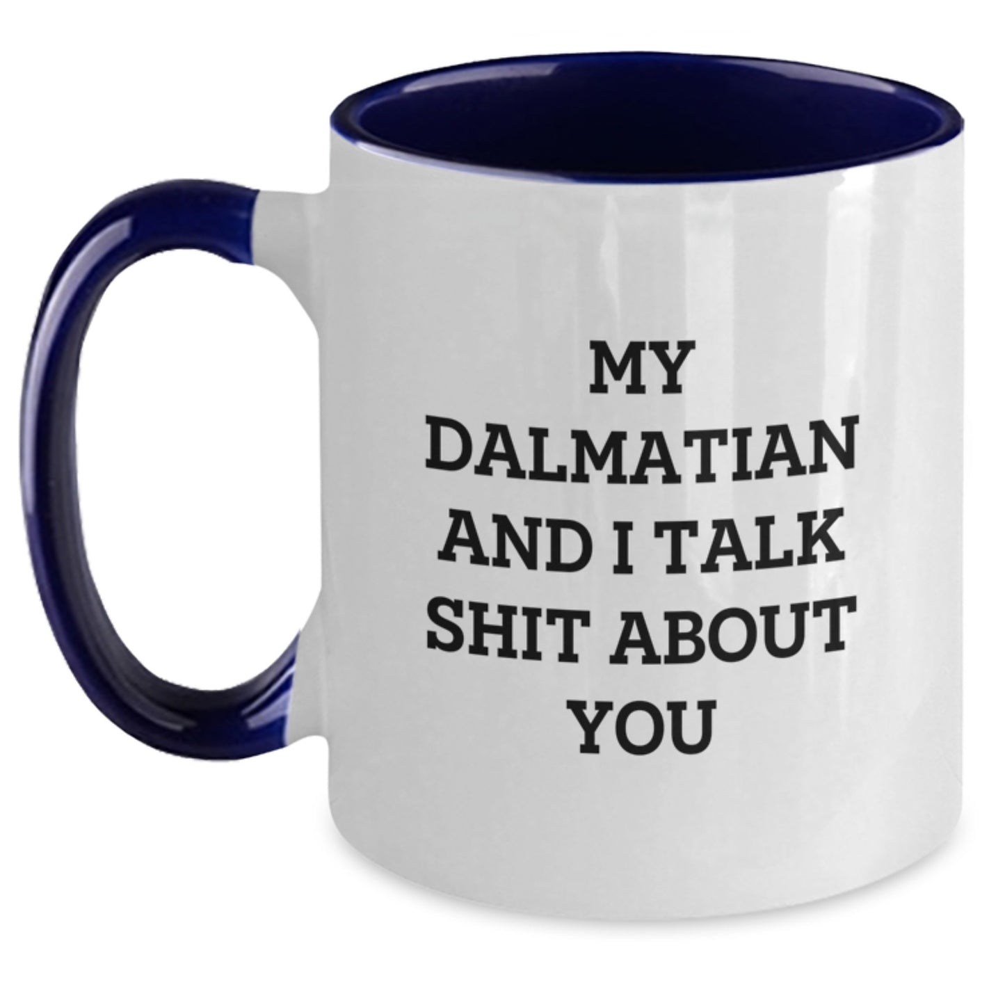 Dalmatian Keepsake Two Tone Coffee Mug for Him Birthday Gift - Main