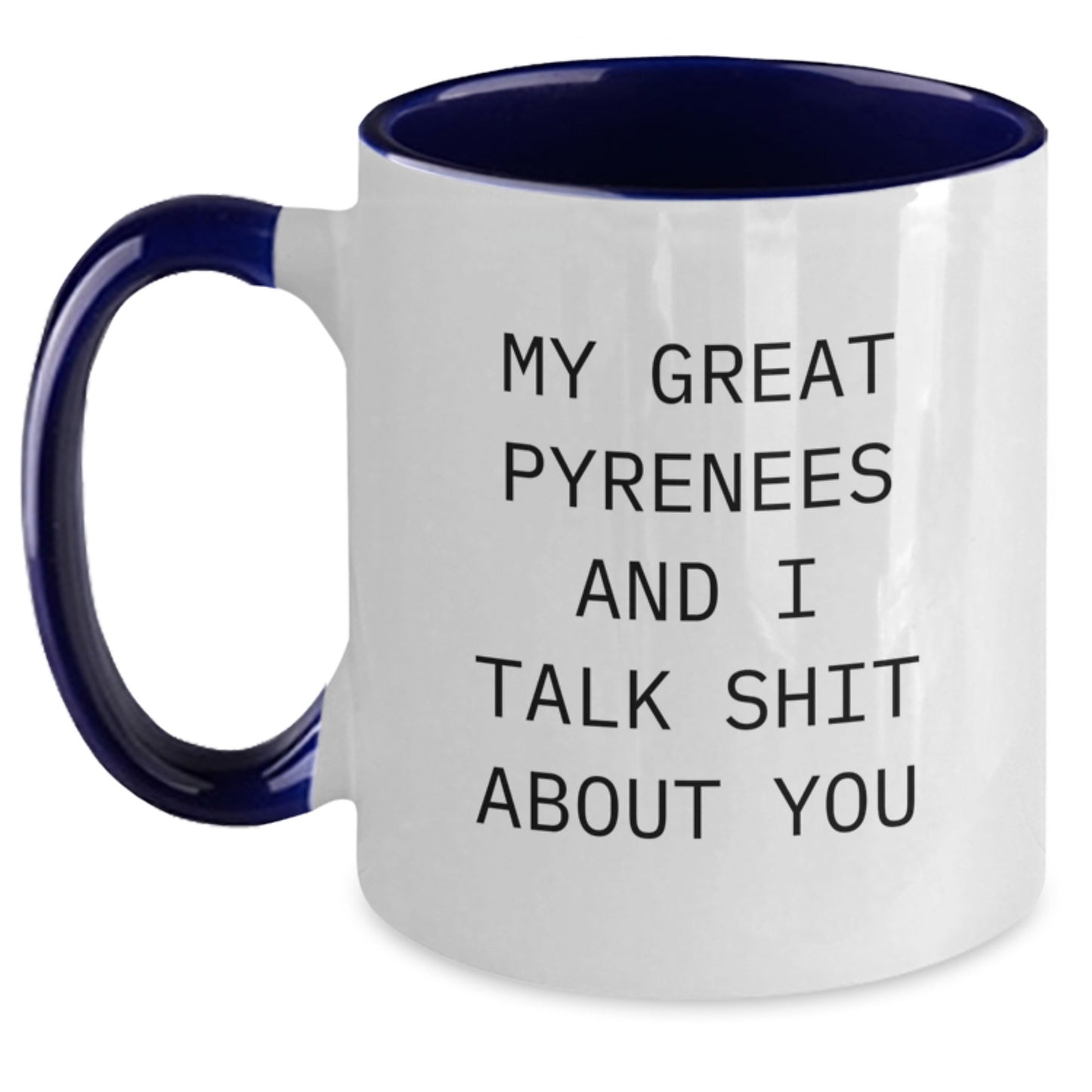 Great Pyrenees Keepsake Mug for Him Red and White Birthday Gift - Main