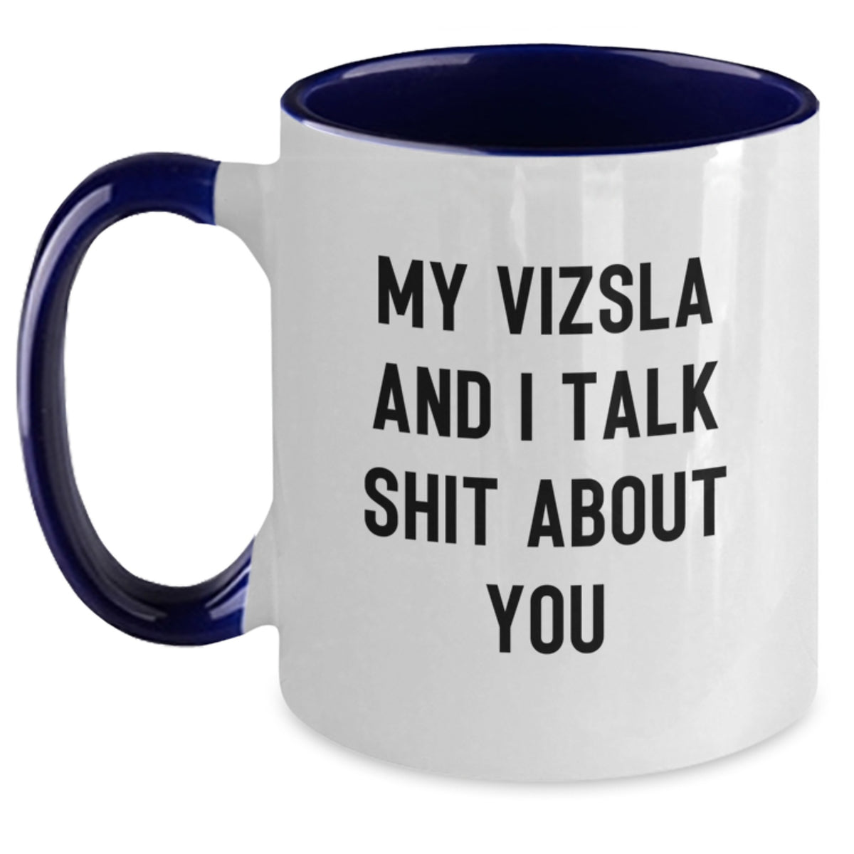 Birthday Gift Vizsla Dog Mug for Her – Two Tone Keepsake Present - Main