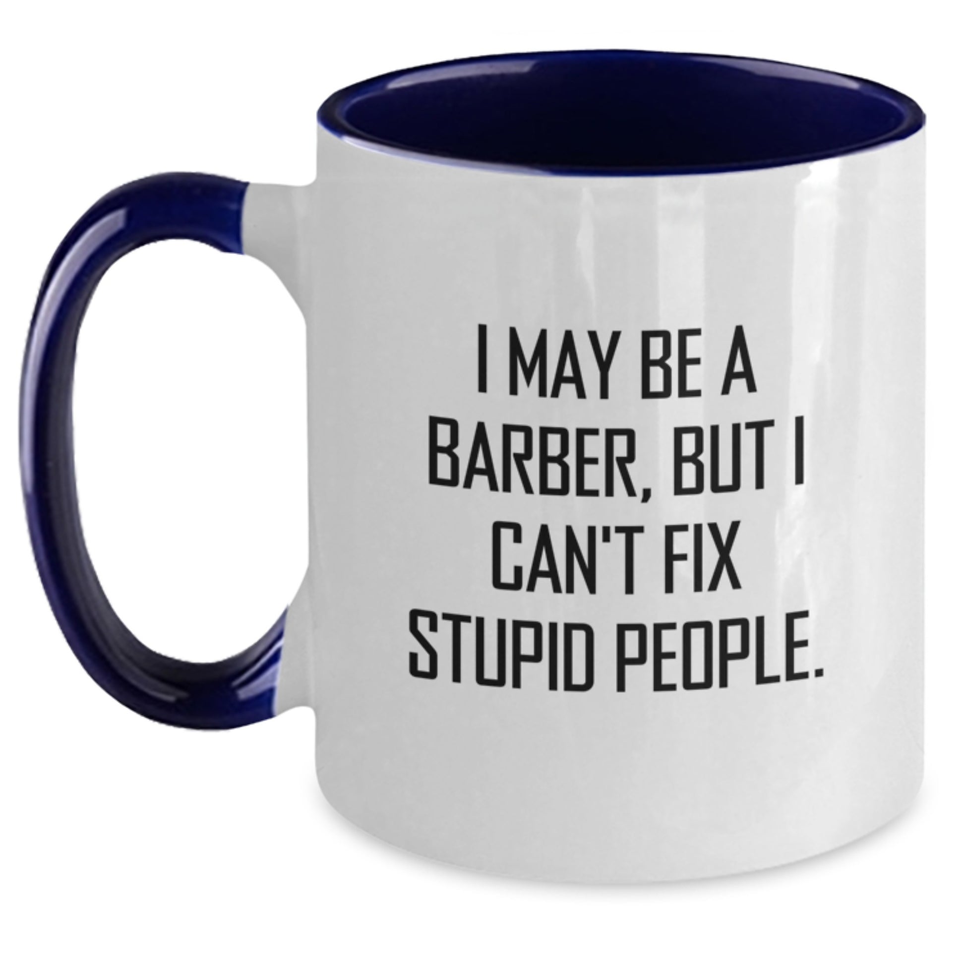 Favorite Kids Barber Quote Mug – Birthday Gift Black & White Ceramic - Main