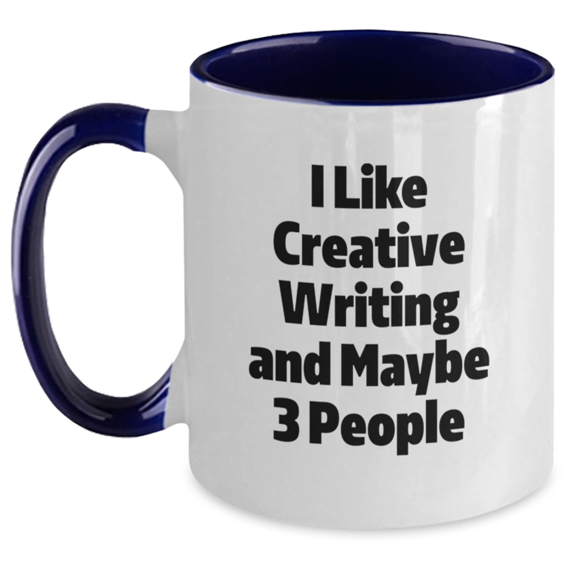 Creative Writing Keepsake Mug for Him Birthday Gift Black & White 11oz - Main