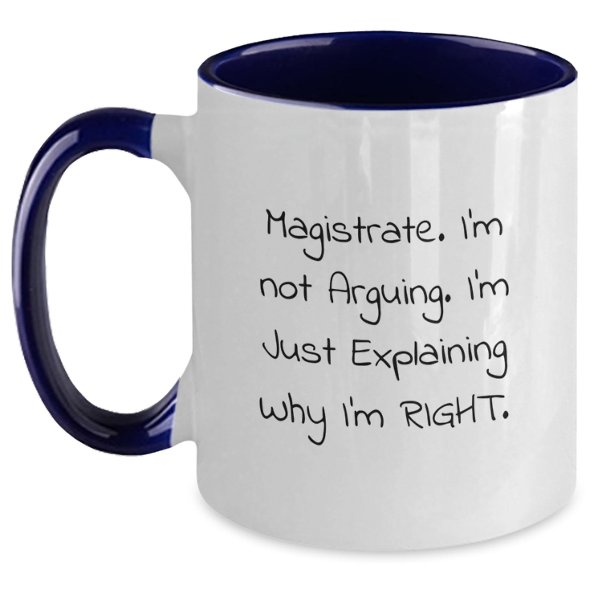 Magistrate Keepsake Two Tone Coffee Mug for Him Birthday Gift - Main