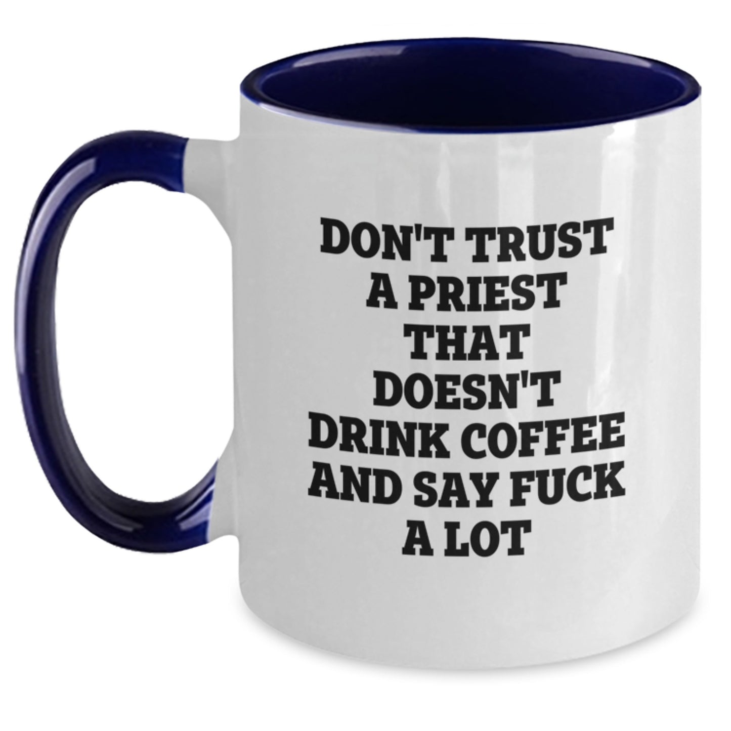 Gifts from Family, Friends, and Coworkers for Priest, Funny Two Tone Coffee Mugs, Unique Mother's Day Unique Gifts - Main