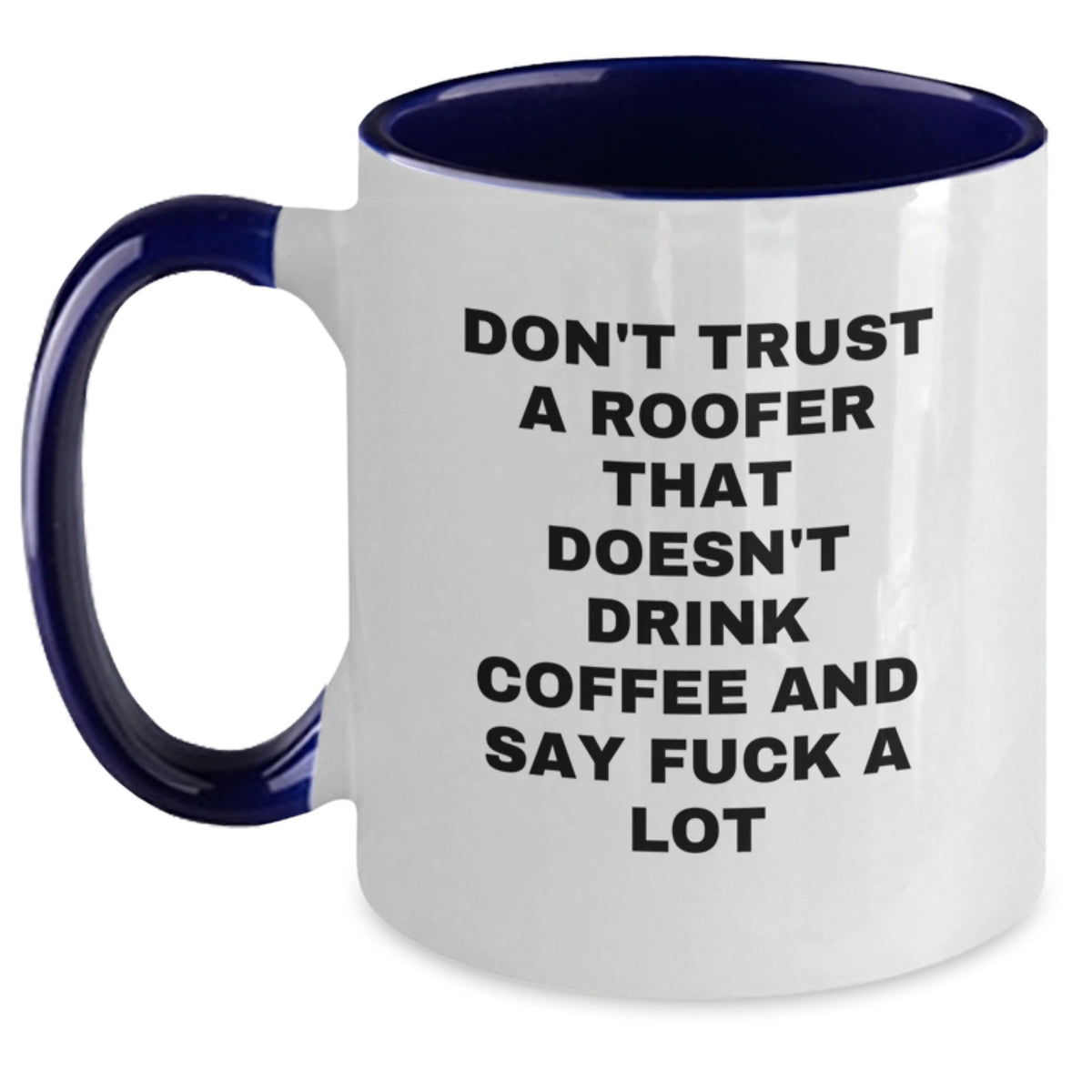 Birthday Gift Roofer Coffee Mug Present for Her – Two Tone Ceramic - Main