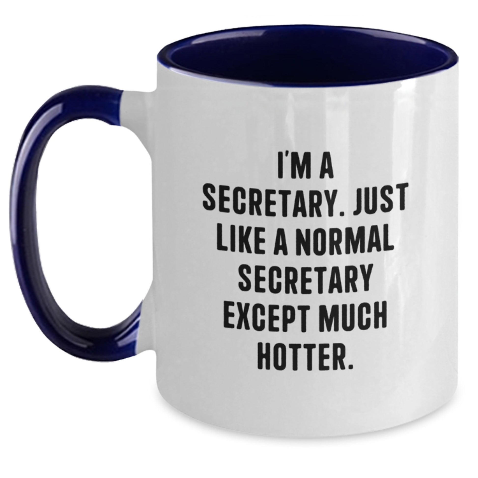 Birthday Gift Present Secretary Two Tone Elegant Coffee Mug for Her - Main