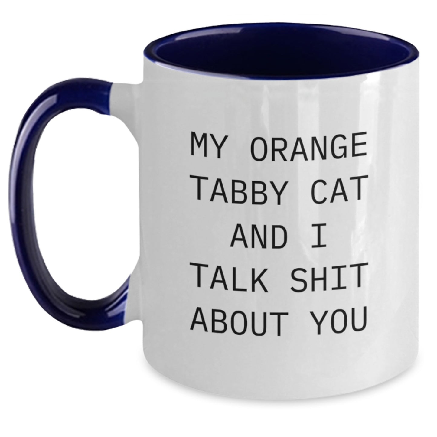 Birthday Gift Orange Tabby Cat Mug for Her Present - Main