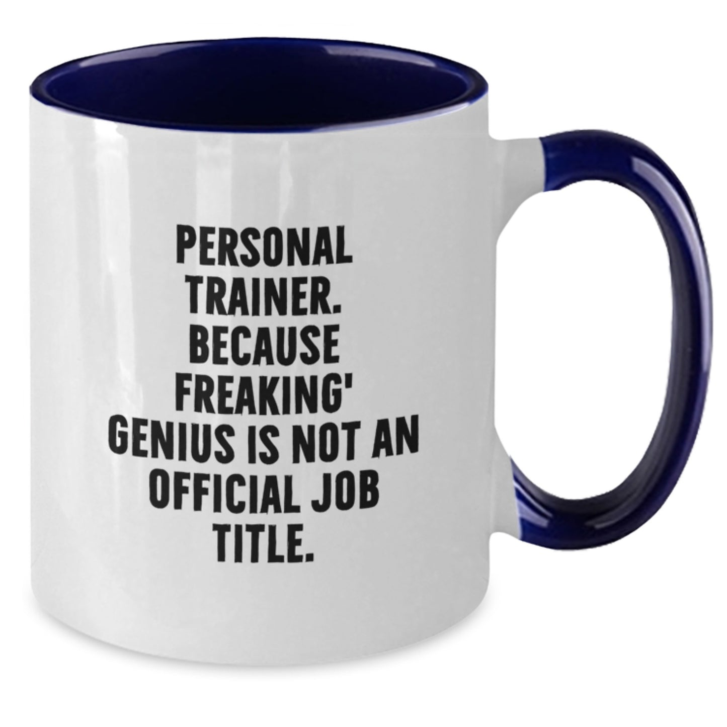 Personal Trainer Keepsake Two Tone Coffee Mug for Him Birthday Gift - Additional