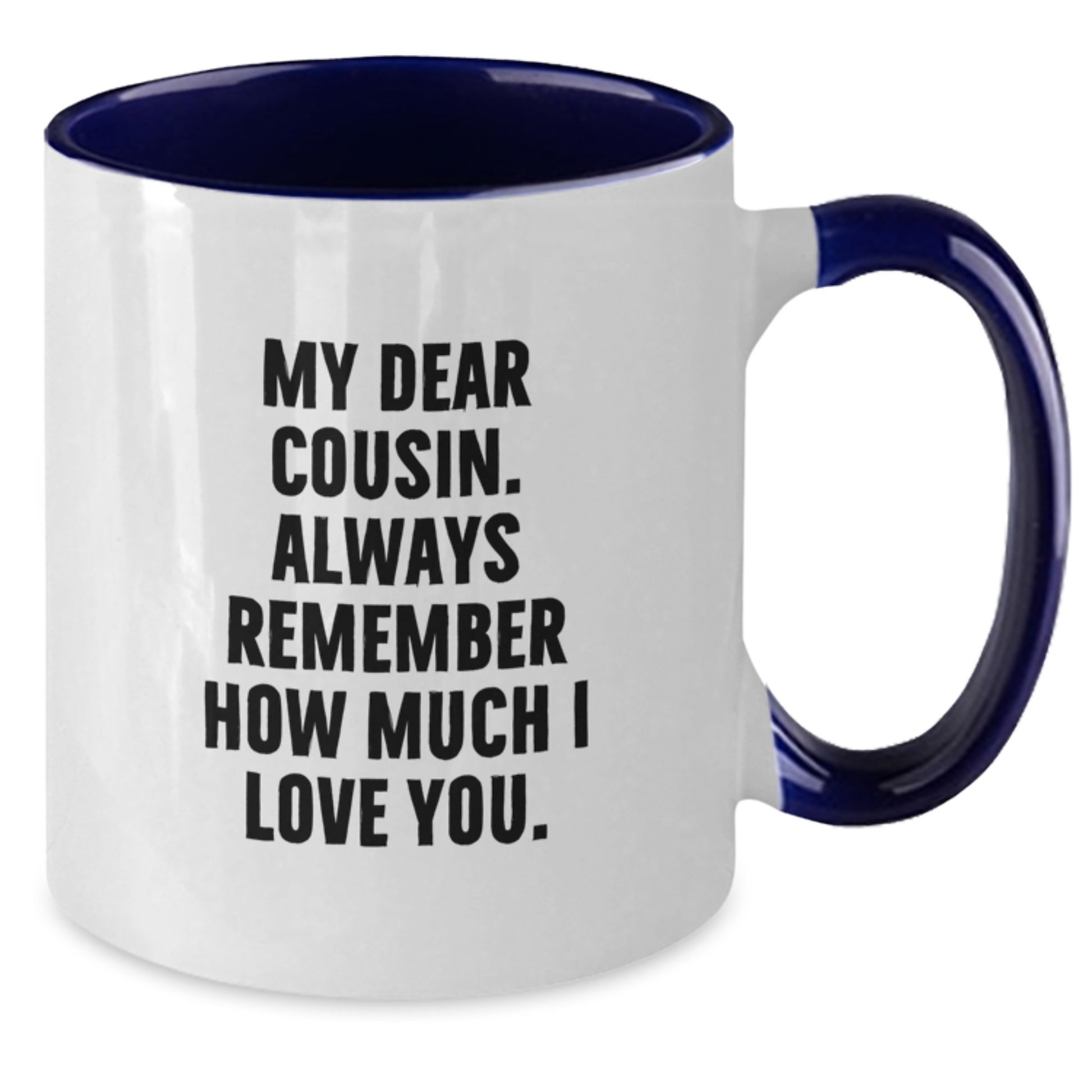 Cousin Favorite Two Tone Coffee Mug for Kids Birthday Gift Black & White - Additional