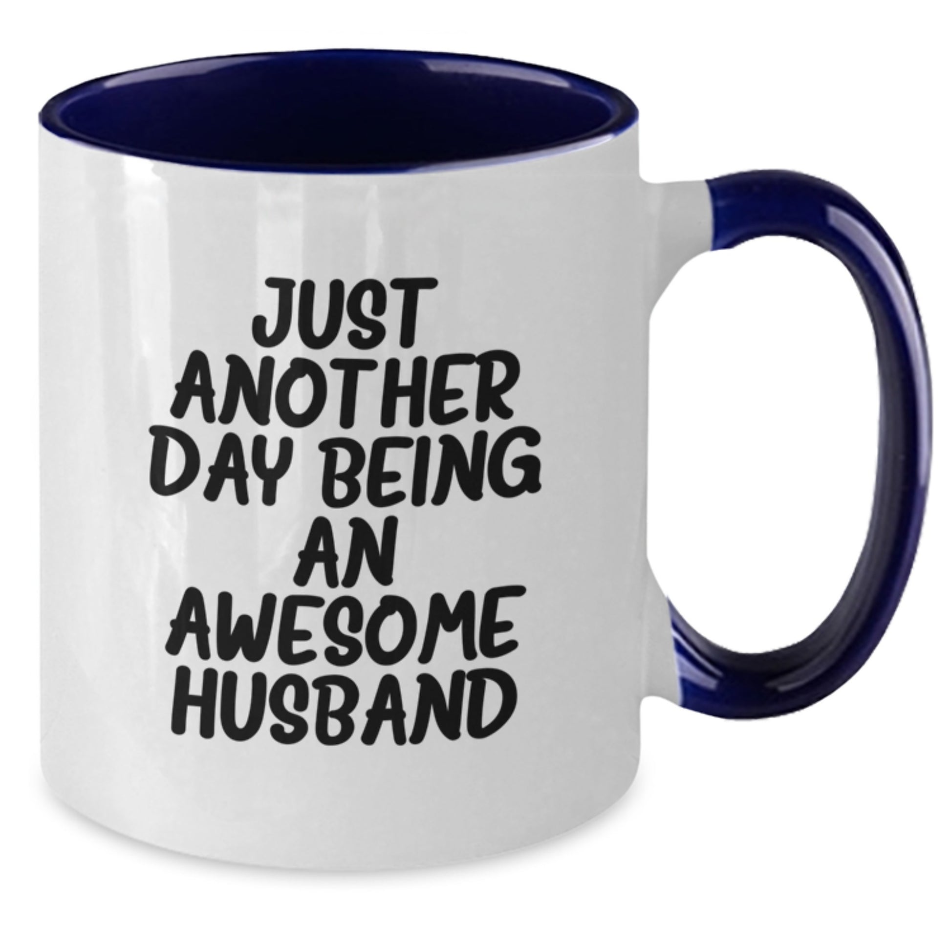 Birthday Gift Two Tone Coffee Mug for Husband Dad Present Black - Additional