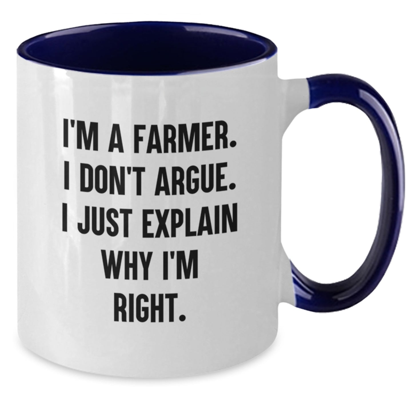 Farmer Keepsake Two Tone Coffee Mug for Him Birthday Gift - Additional