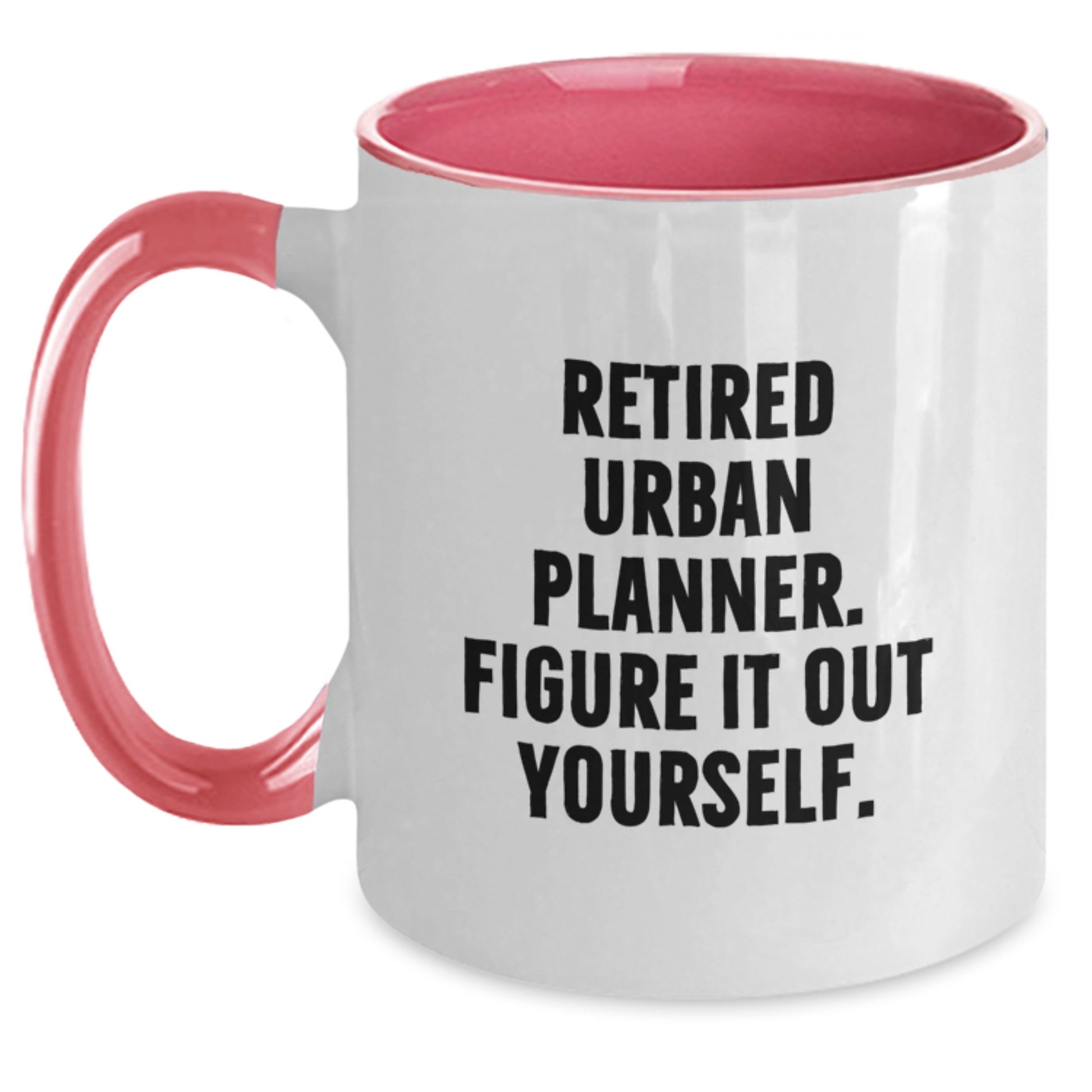 Urban Planner Mugs | Funny Two Tone Coffee Mugs Gifts from Friends for Men, Women Coworkers Family Urban Planner Birthday Unique Gifts - Main
