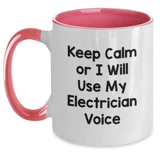 Electrician Keepsake Mug for Him Graduation Gift - Main