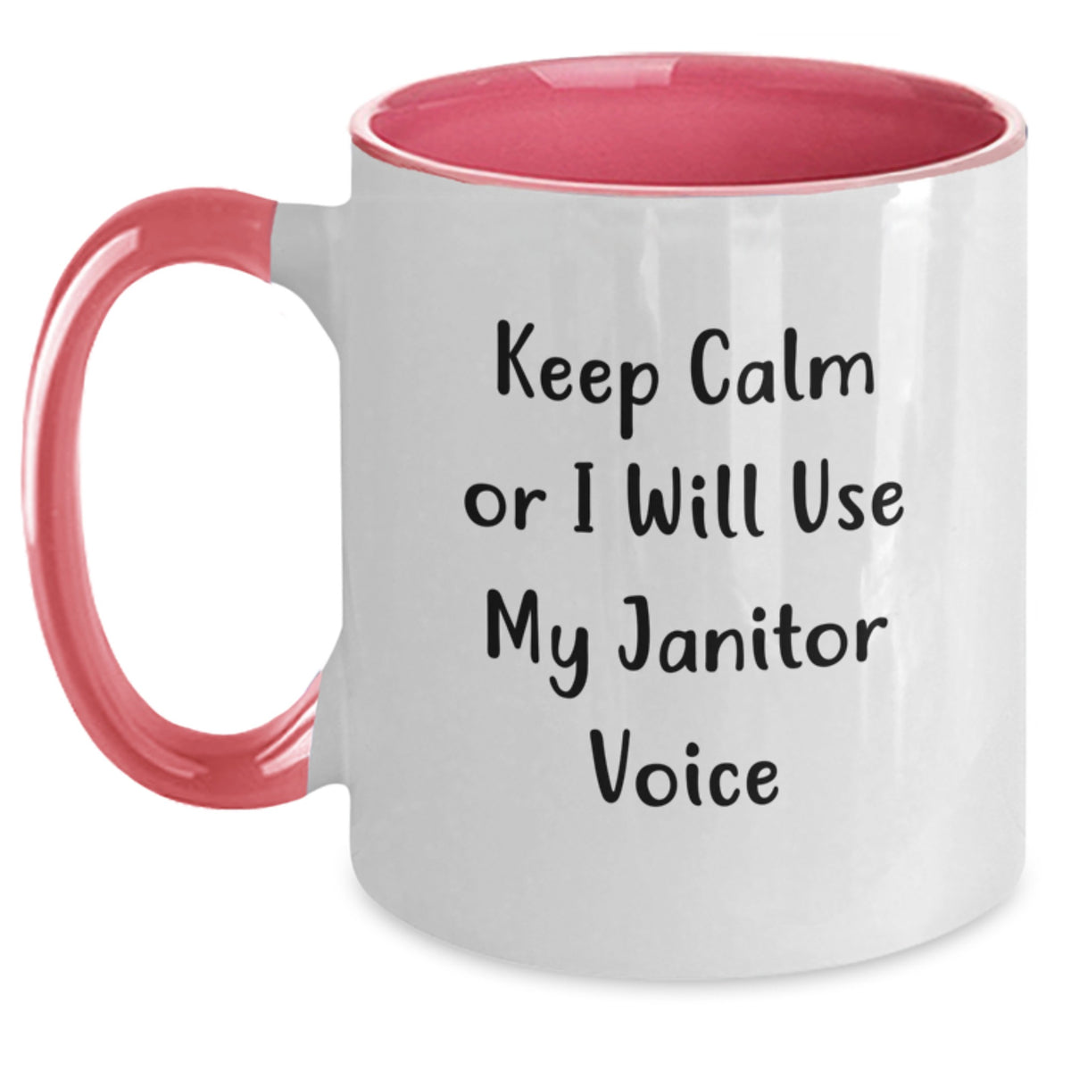 Janitor Keepsake Coffee Mug Gift for Him - Keep Calm Or I Will Use My - Main