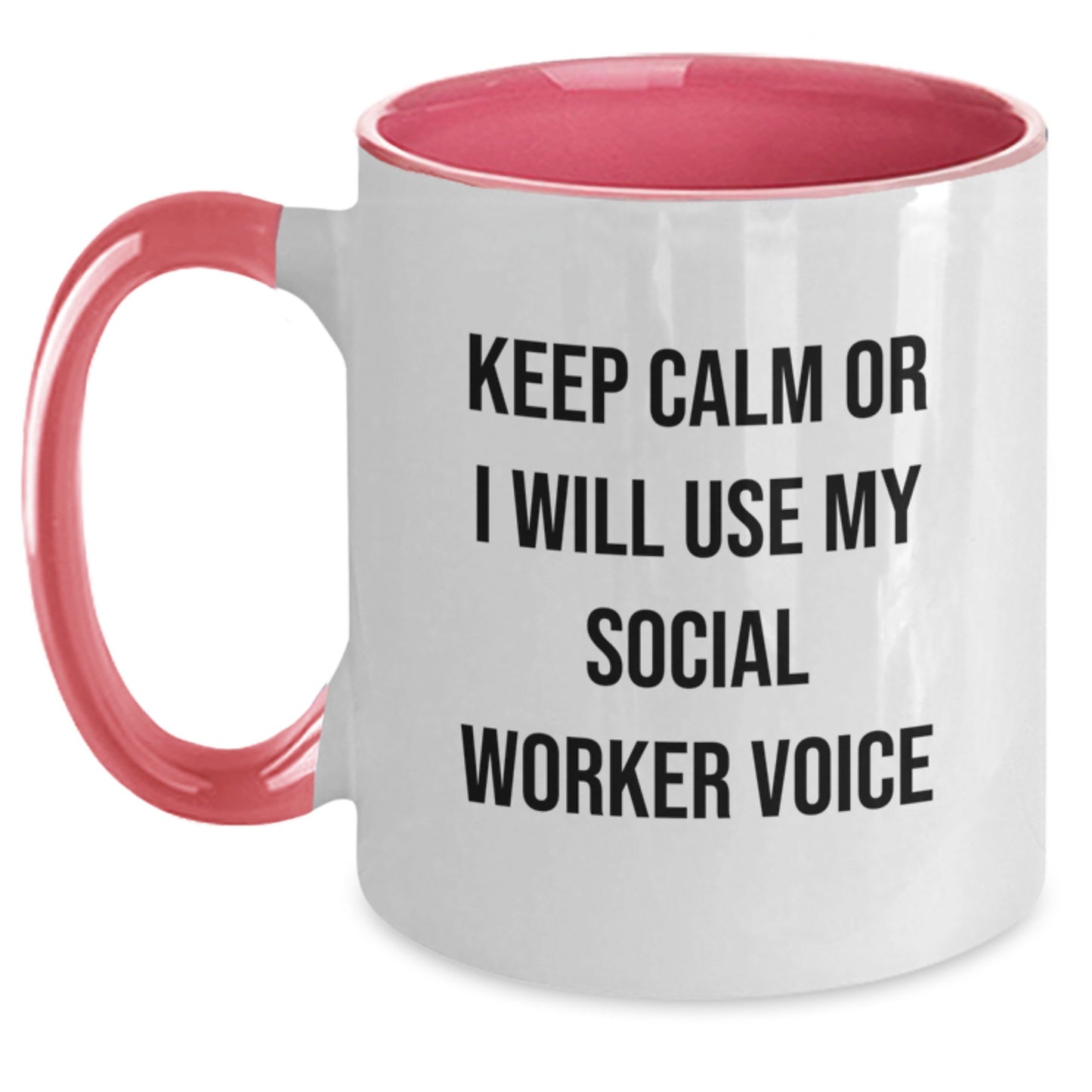 Social Worker Keepsake Mug for Him Birthday Gift Keep Calm - Main