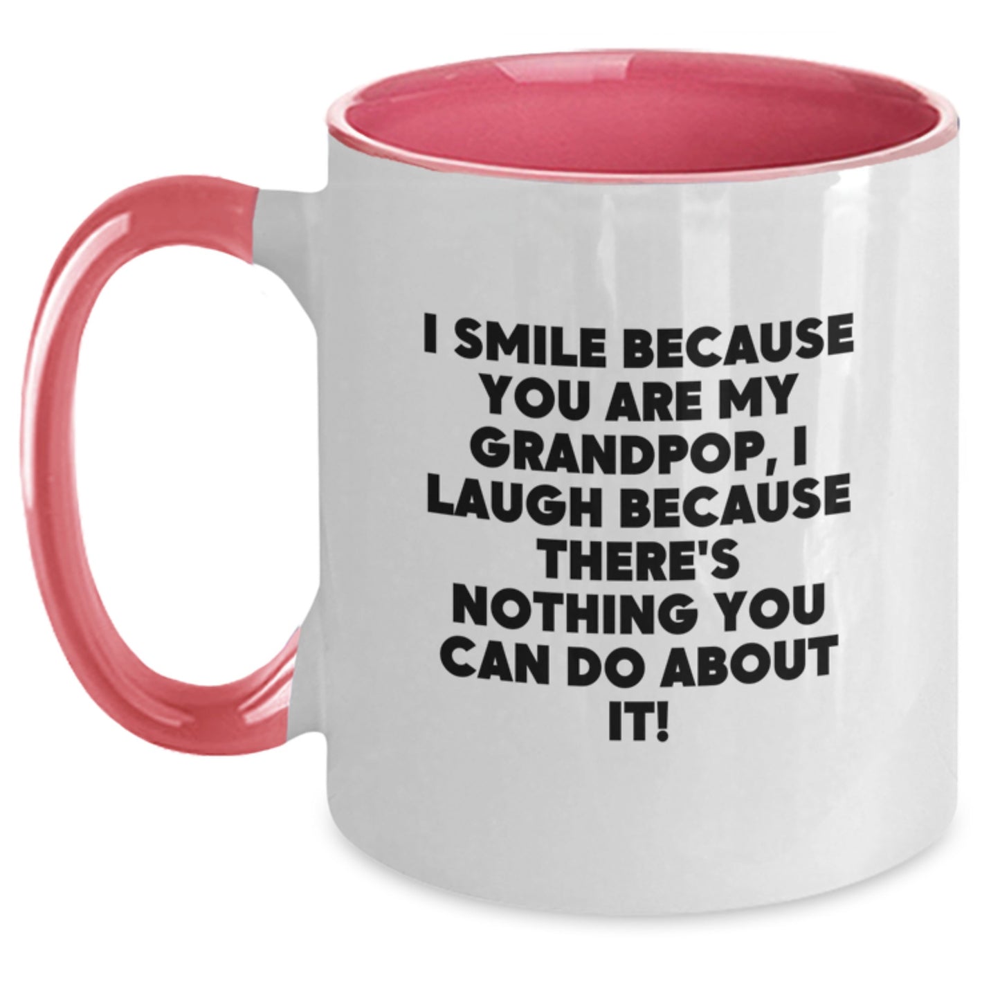 Grandpop Keepsake Two Tone Coffee Mug Birthday Gift for Him Black & - Main