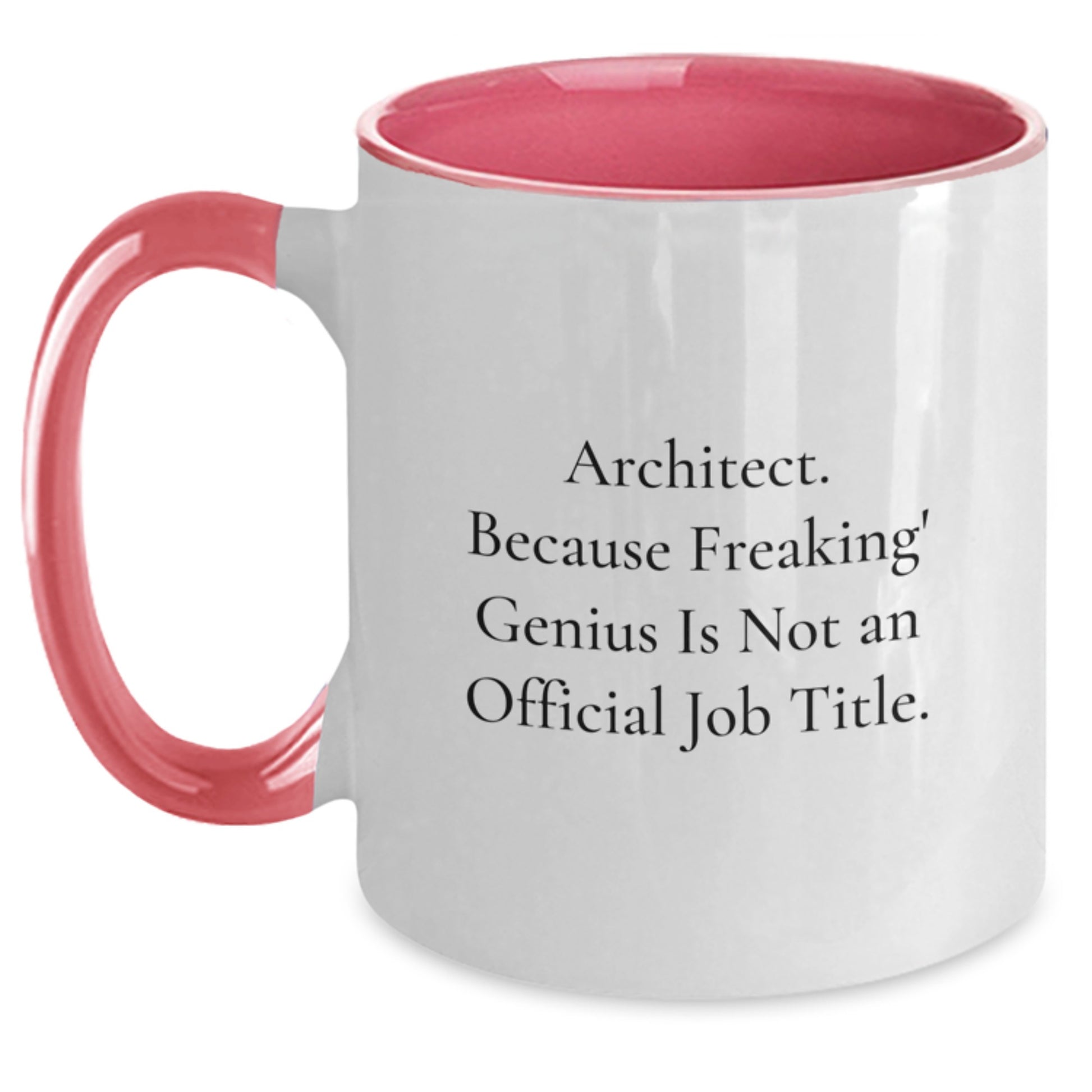 Architect Keepsake Mug for Him Birthday Gift Black & White Ceramic - Main