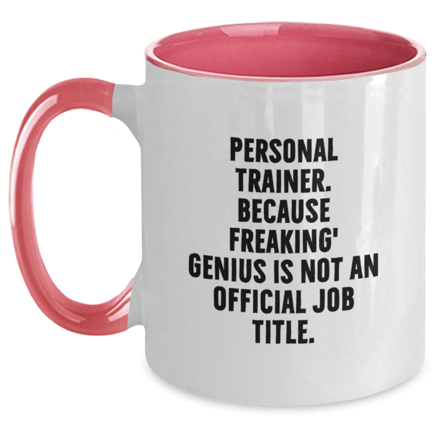 Personal Trainer Keepsake Two Tone Coffee Mug for Him Birthday Gift - Main