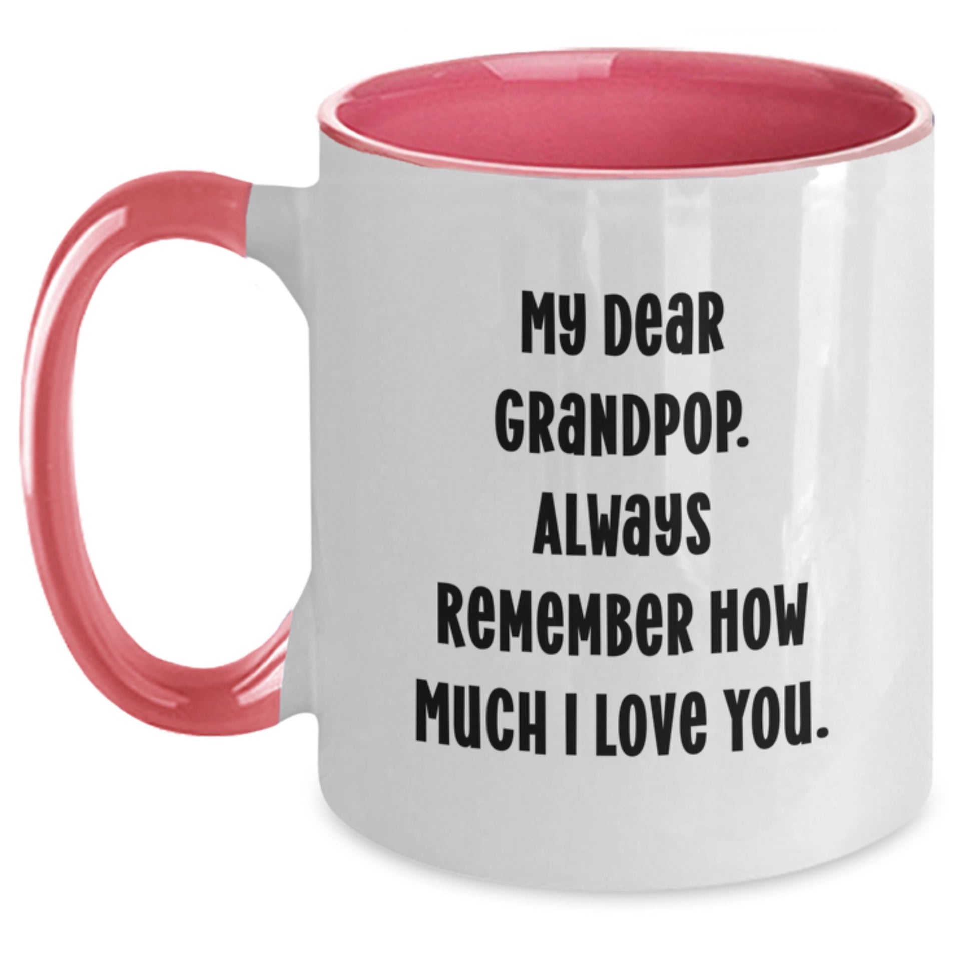 Grandpop Keepsake Two Tone Coffee Mug for Him Graduation Gift - Main